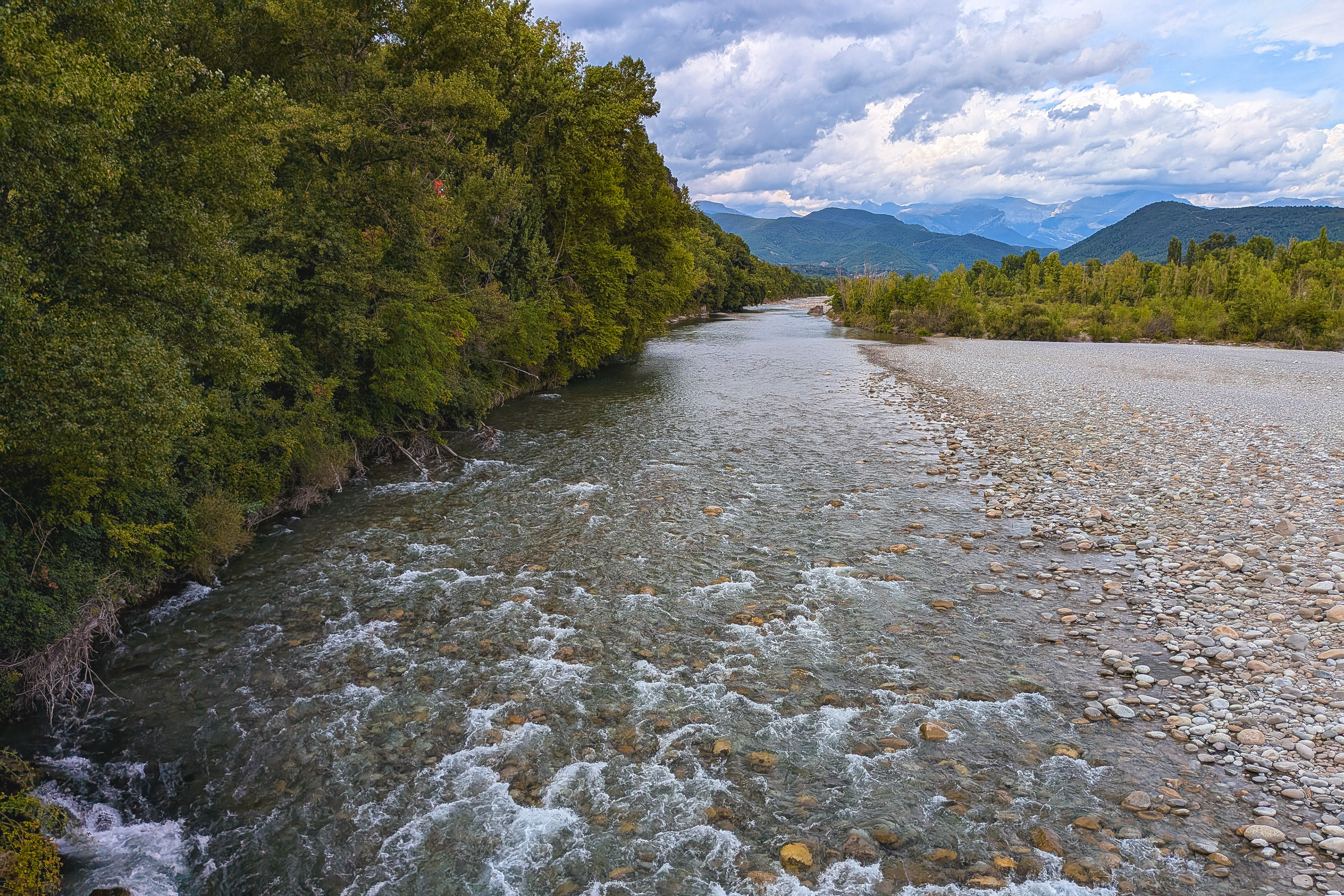 Ainsa. El río Cinca