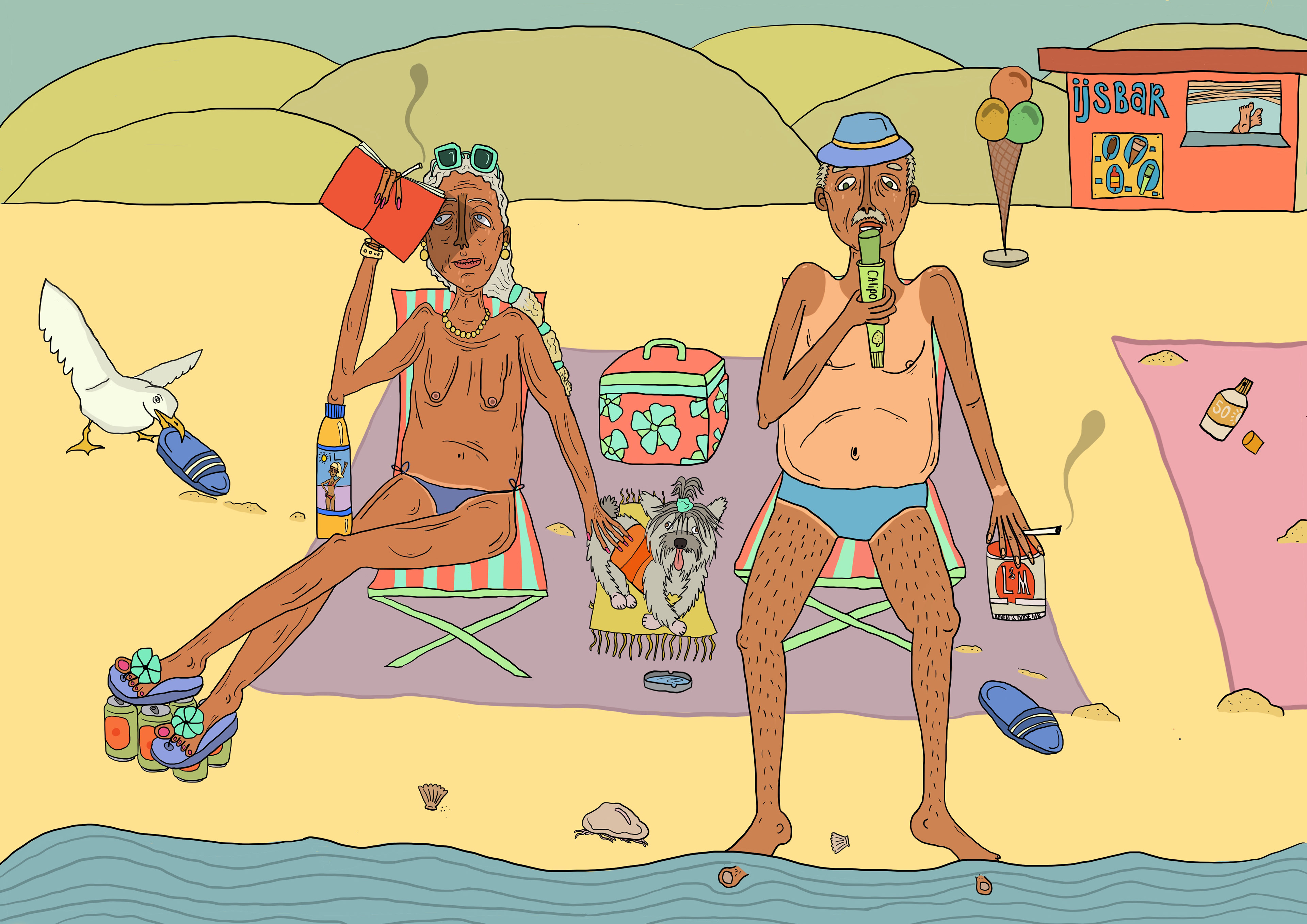 Dagje strand | € 25,00 (A4) | € 35,00 (A3)