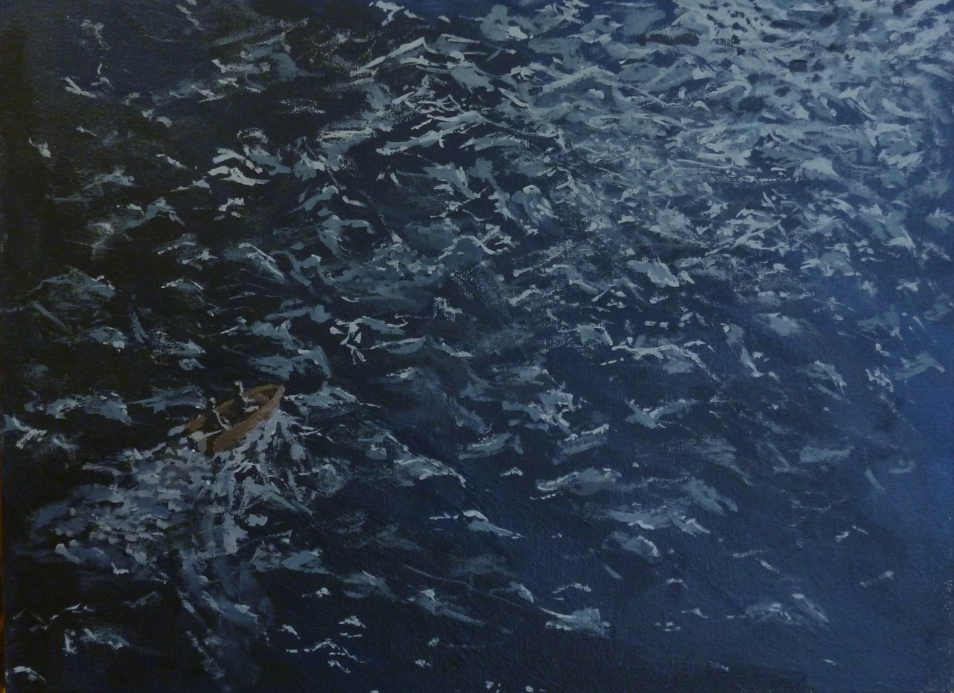 Refugees - Acrylic on canvas
