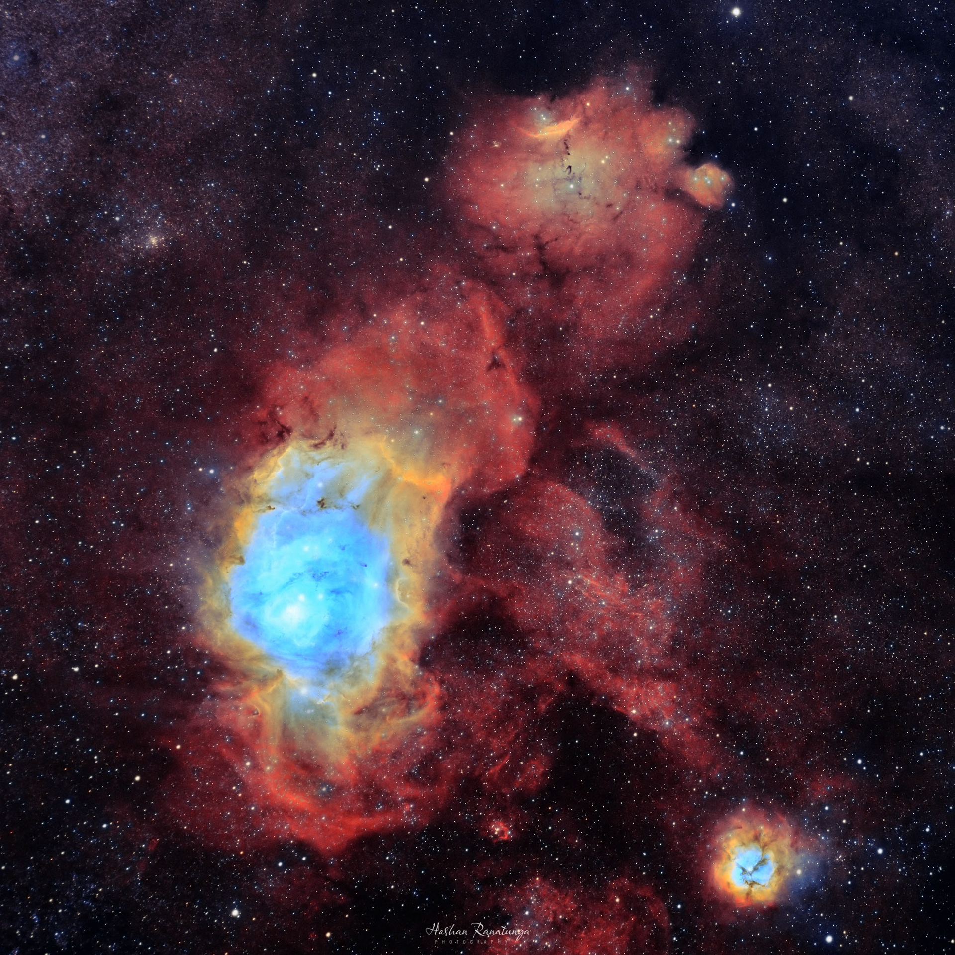 Lagoon & Trifid Nebulae
