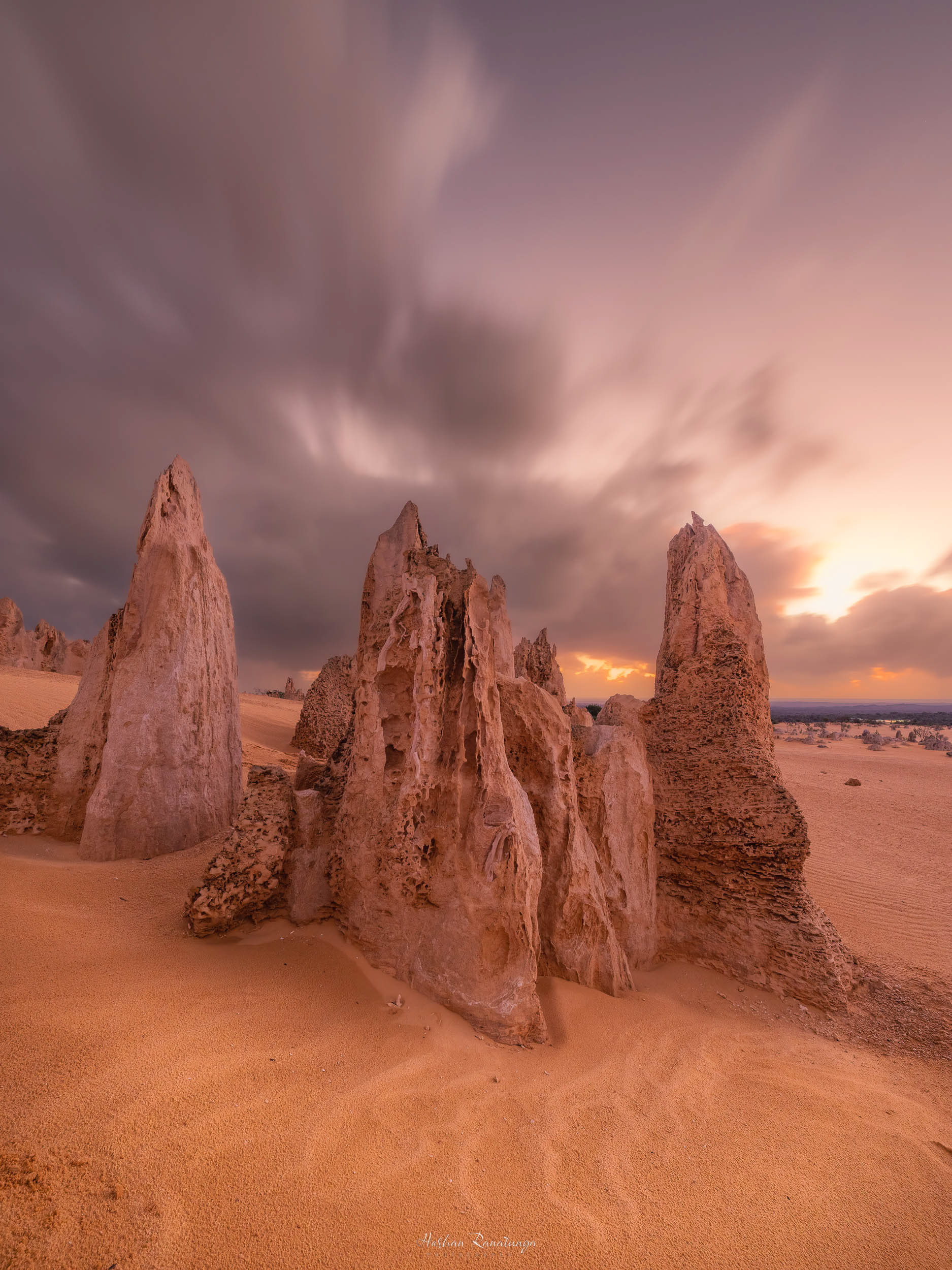 A Pinnacles Sunset
