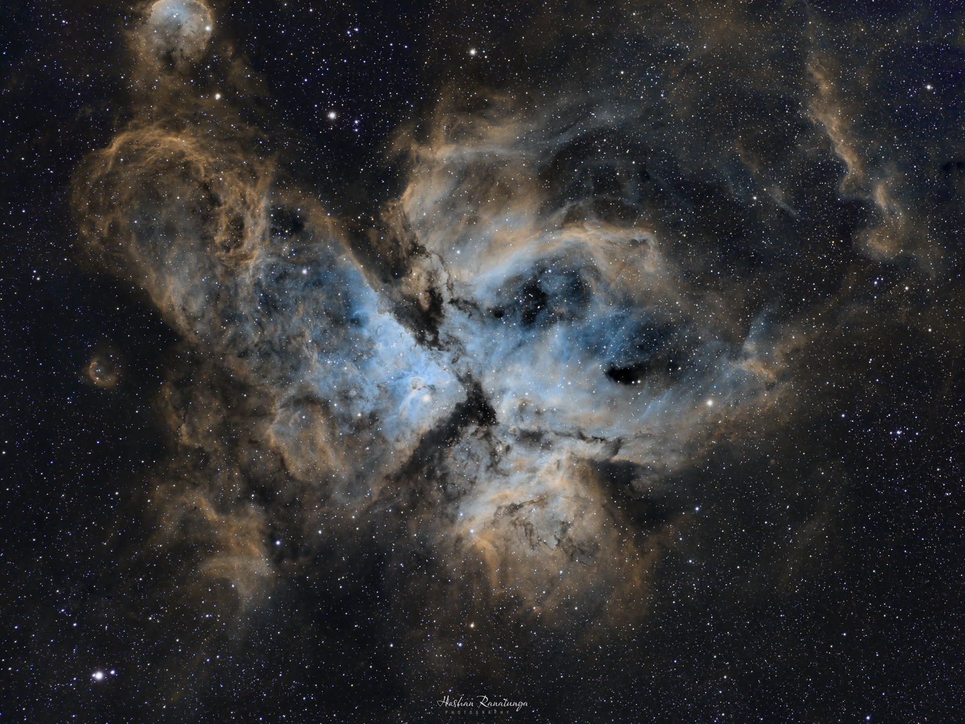 NGC3372 - Carina Nebula (Wide field)