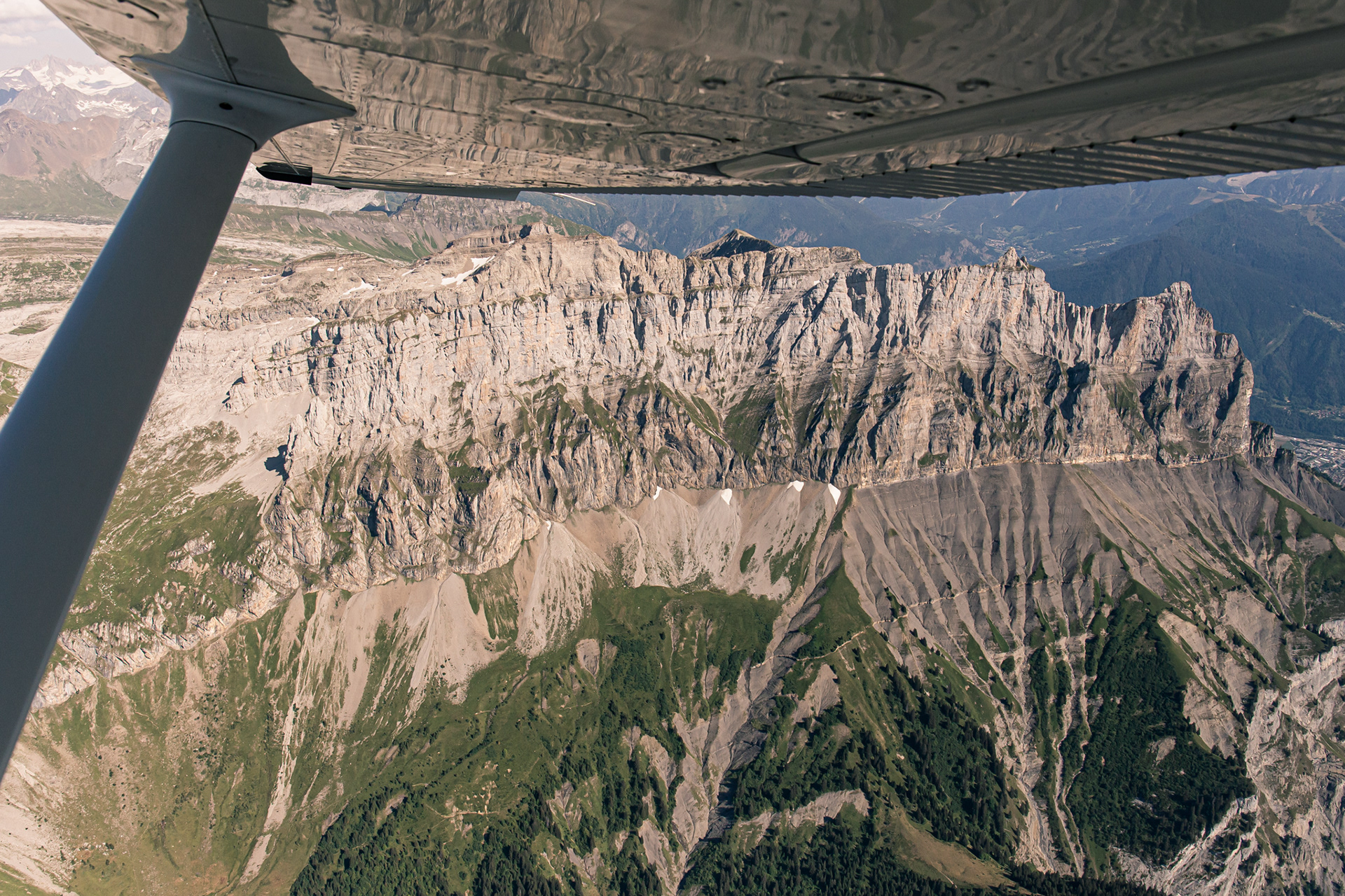 Massive mountain faces make us realize how small we are.