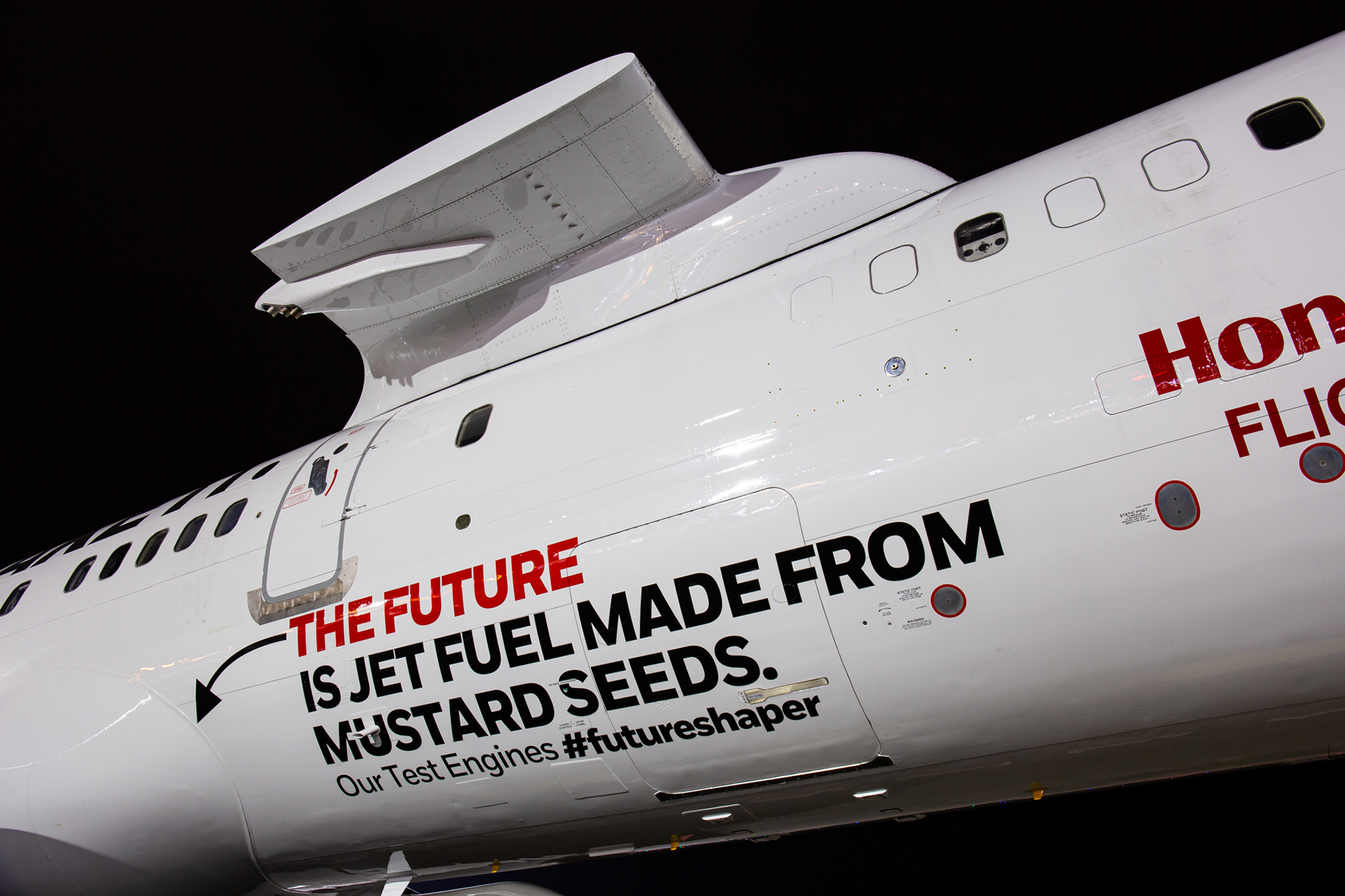 Forward cargo compartment & "the hump".