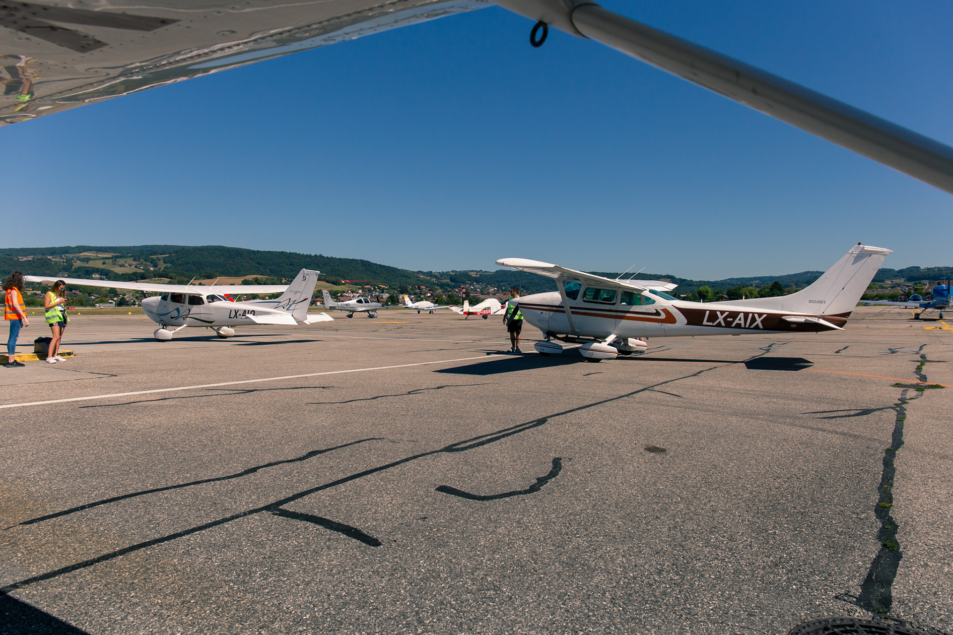First impression after stepping out of my Cessna.