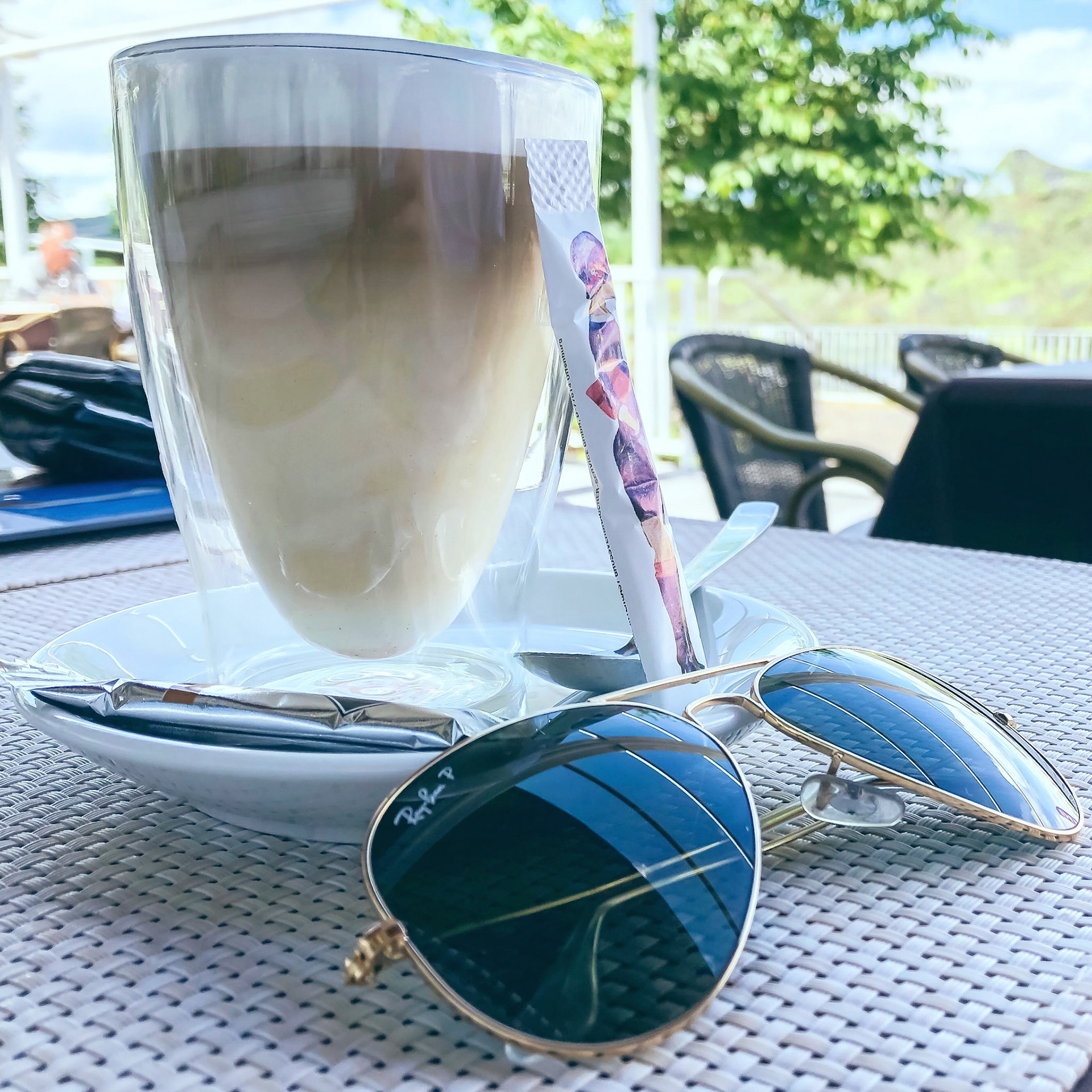 Quick little Latte Machiato in Koblenz before continuing my flight.