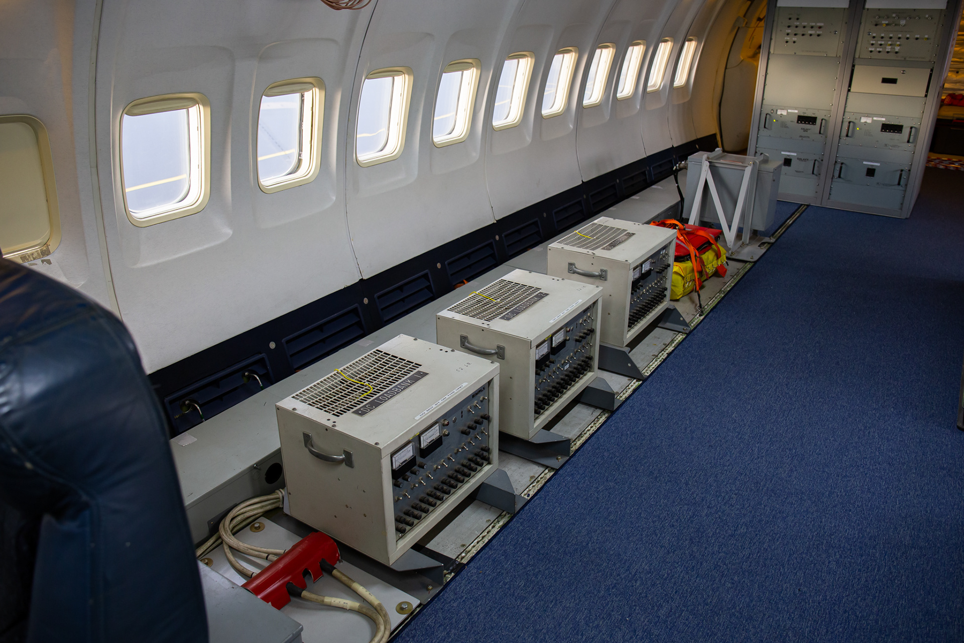 Those boxes convert the unnecessary electrical power into heat.