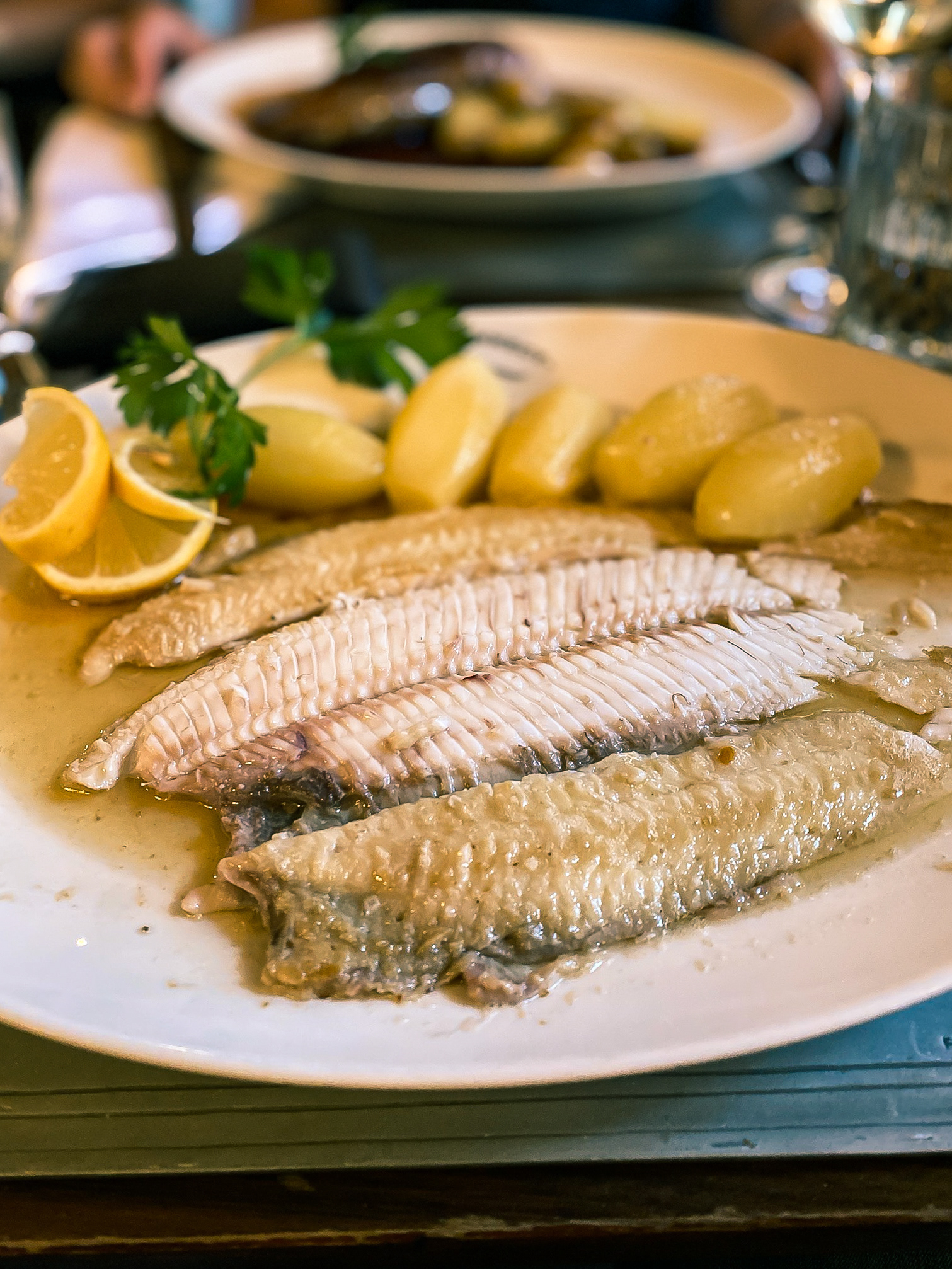 Flounder for dinner.