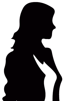 Molly Christian silhouette illustration