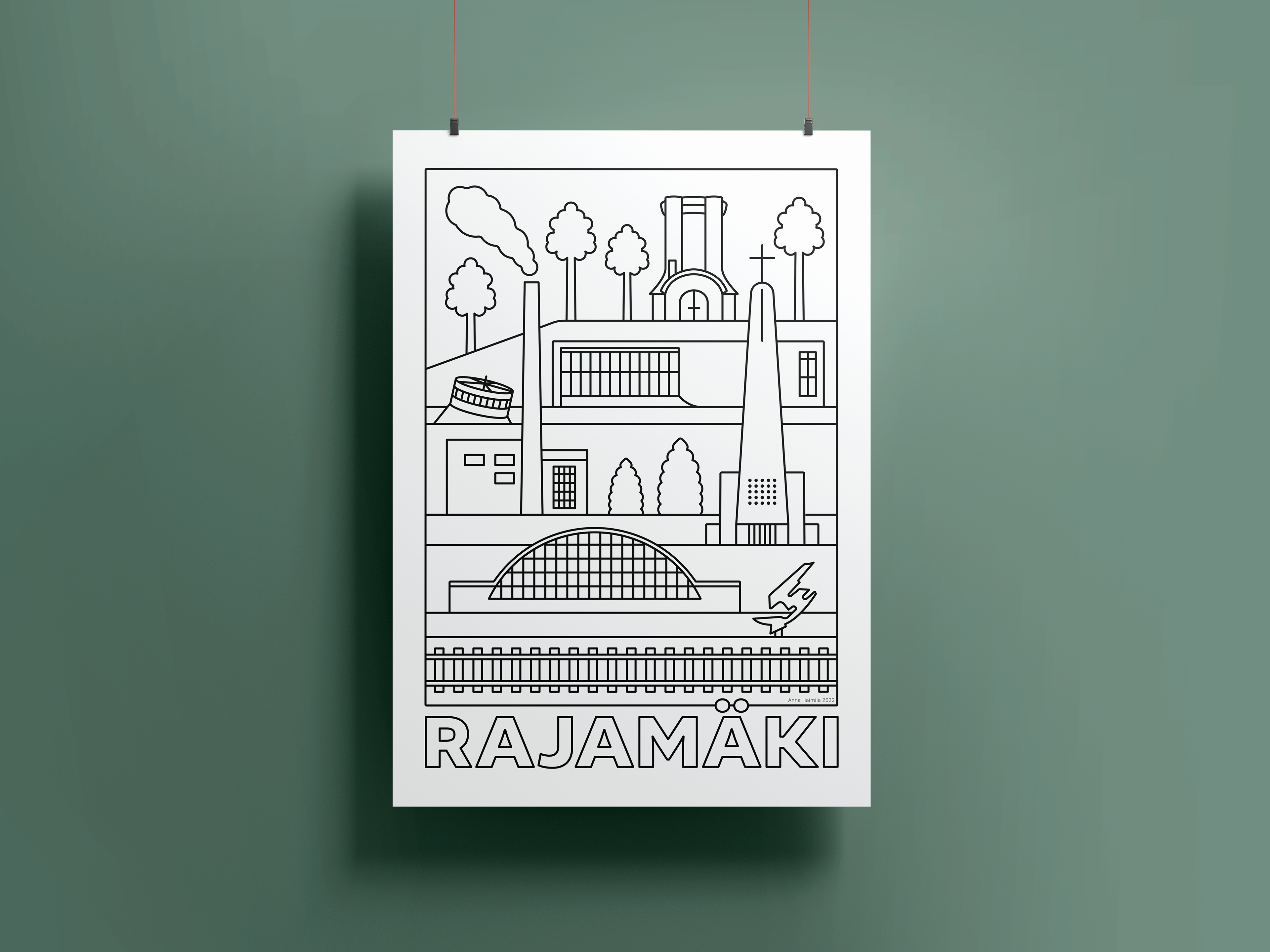 Rajamäki nähtävyydet, Anna Haimila Graphics