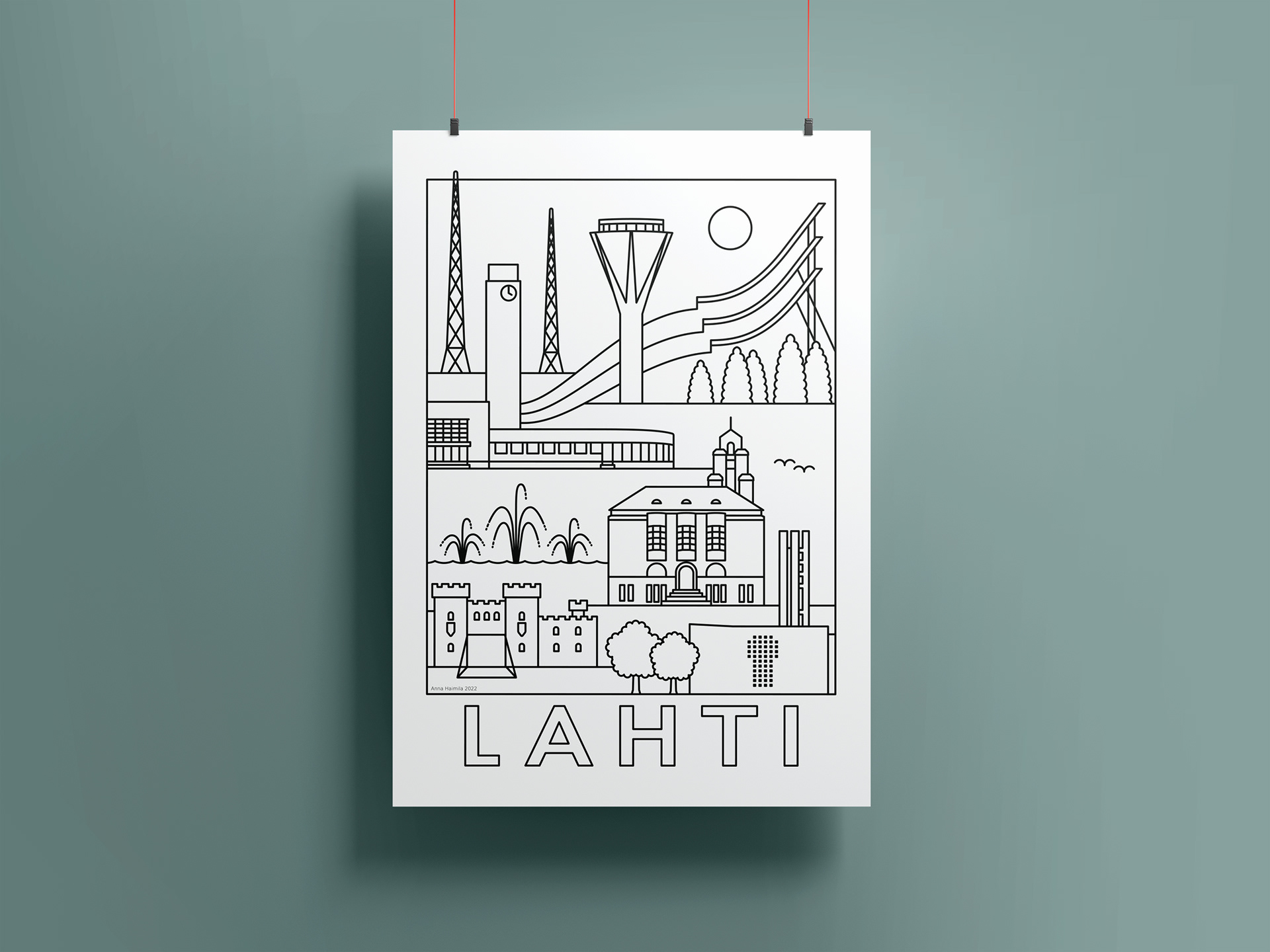 Lahti nähtävyydet, Anna Haimila Graphics