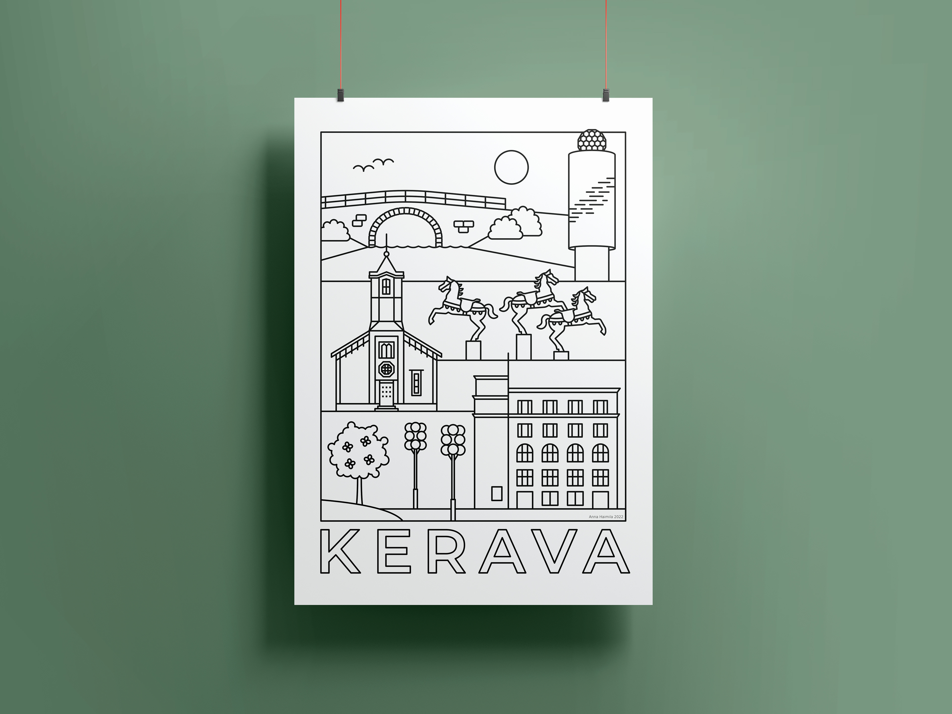 Kerava nähtävyydet, Anna Haimila Graphics