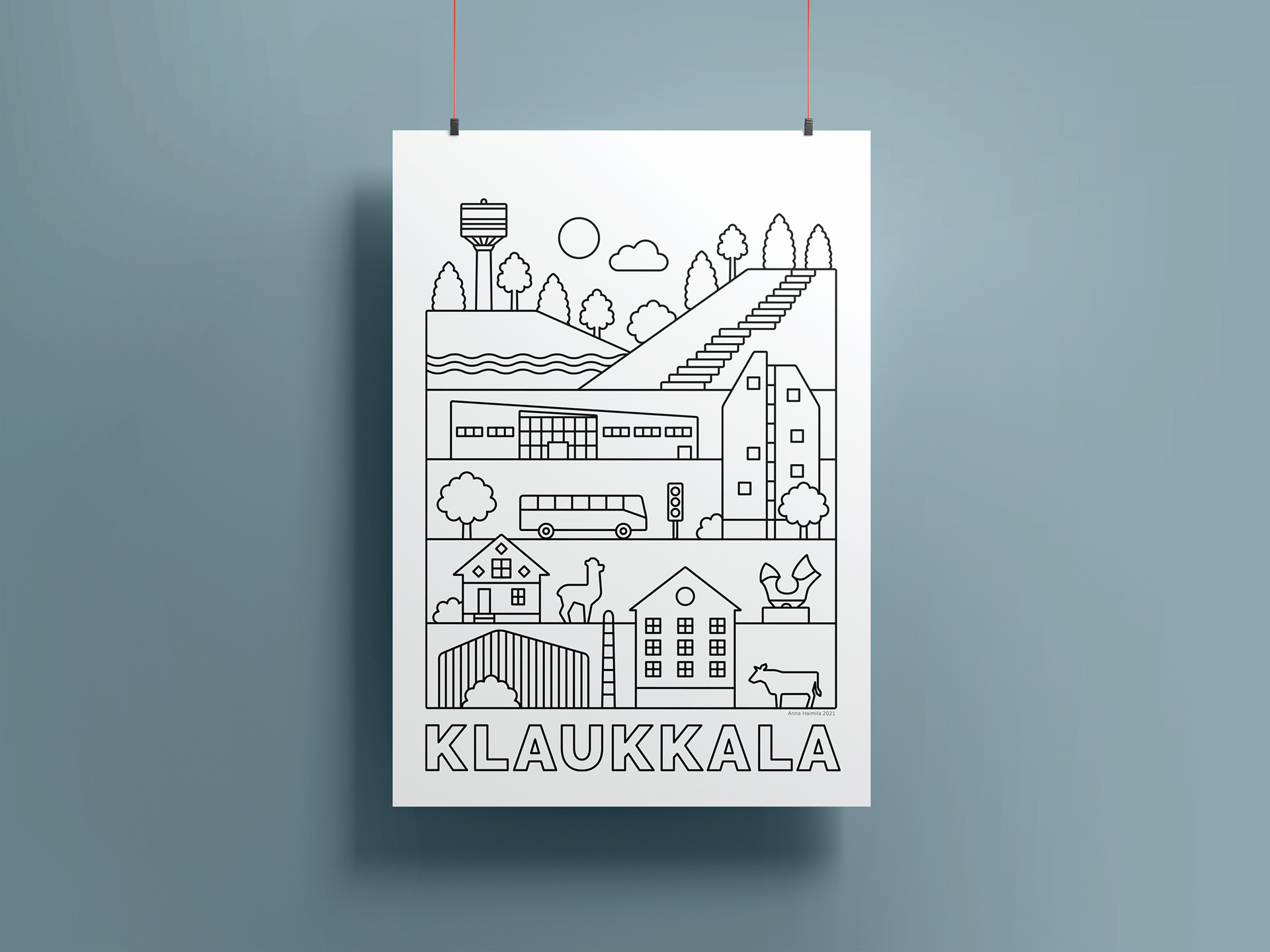Klaukkala nähtävyydet, Anna Haimila Graphics
