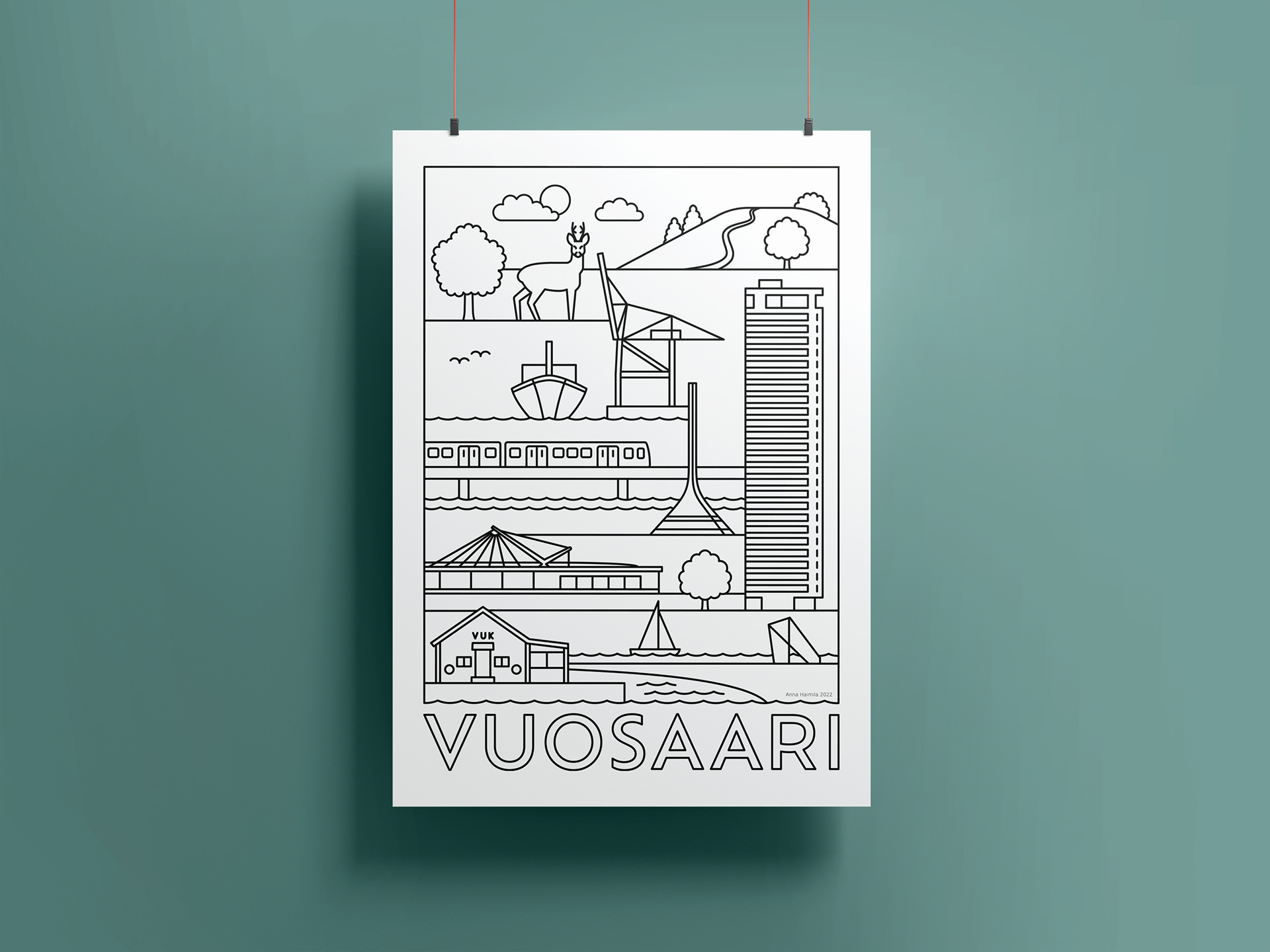 Vuosaari nähtävyydet, Anna Haimila Graphics