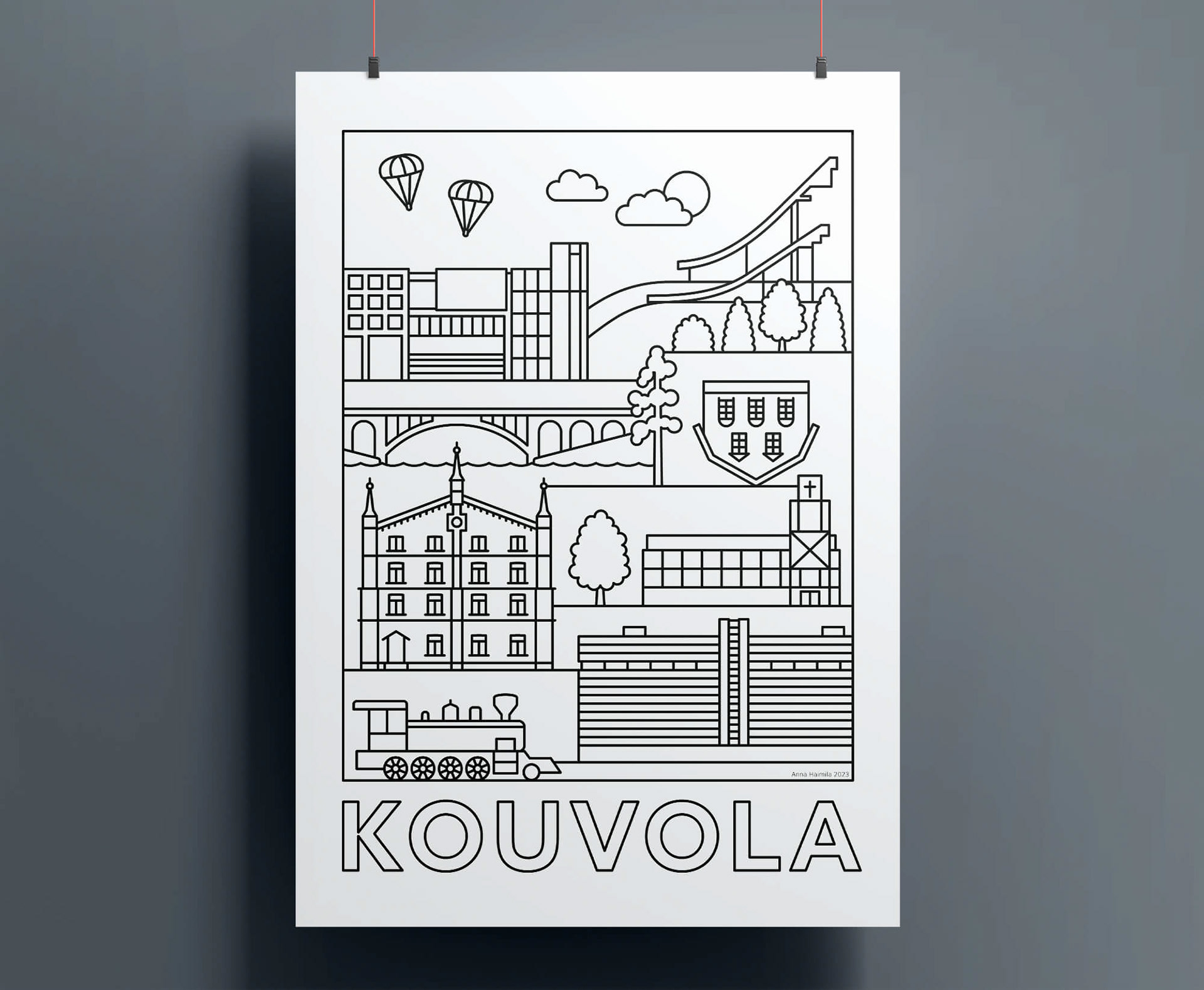 Kouvola nähtävyydet Anna Haimila Graphics
