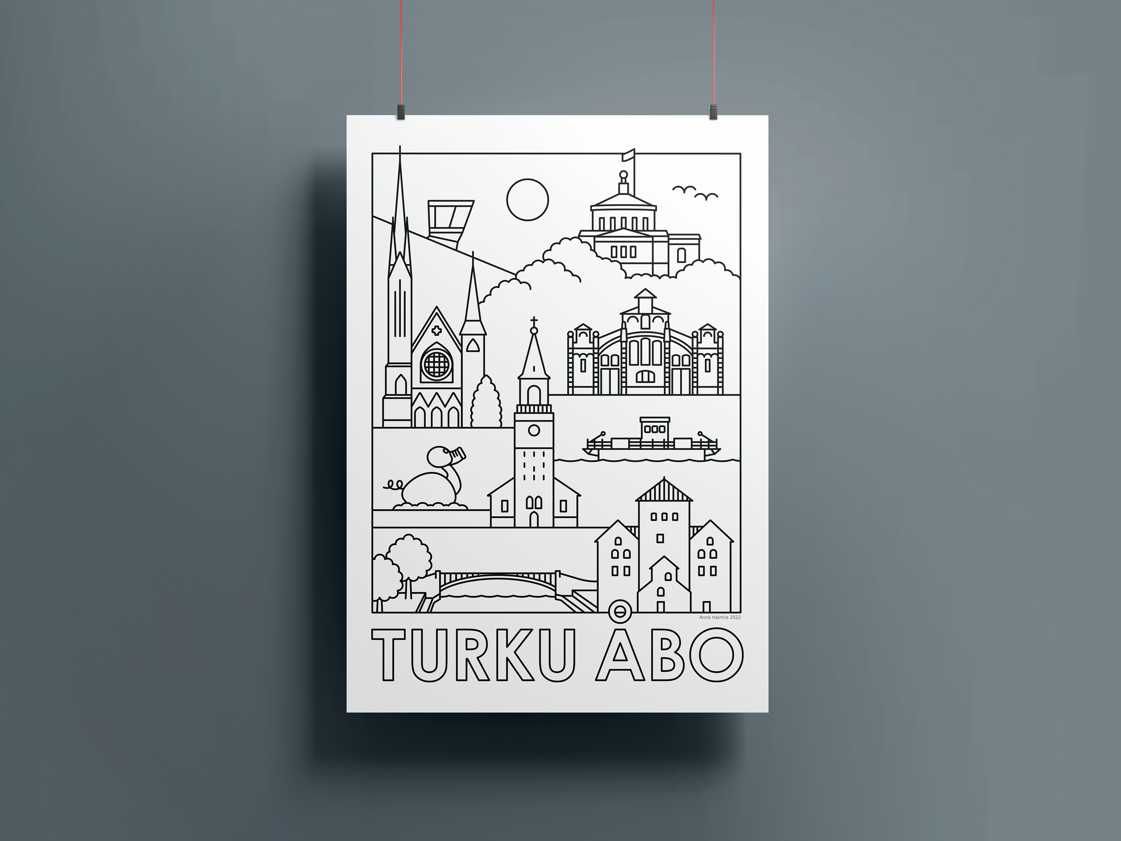 Turku nähtävyydet, Anna Haimila Graphics