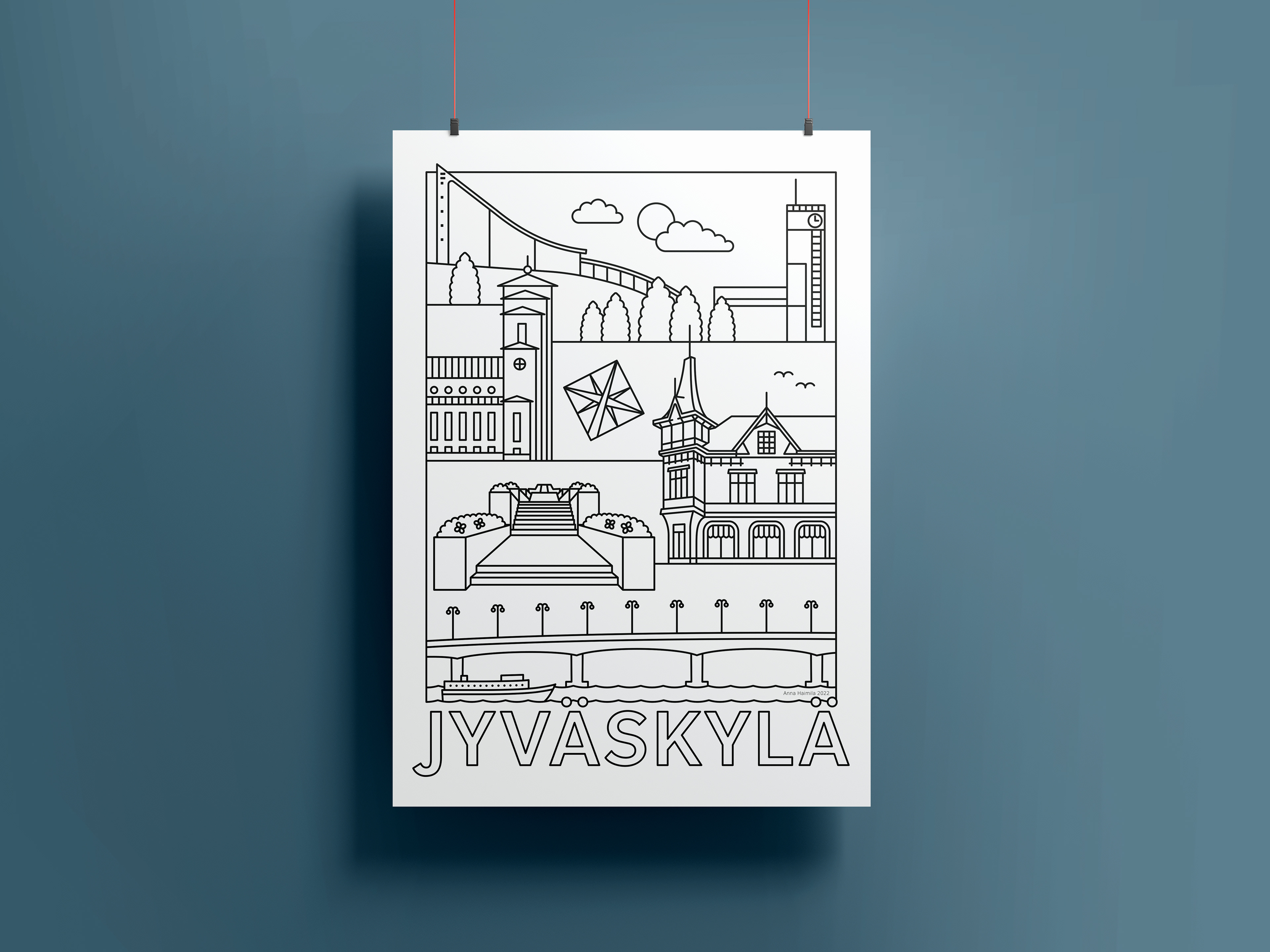 Jyväskylä nähtävyydet, Anna Haimila Graphics