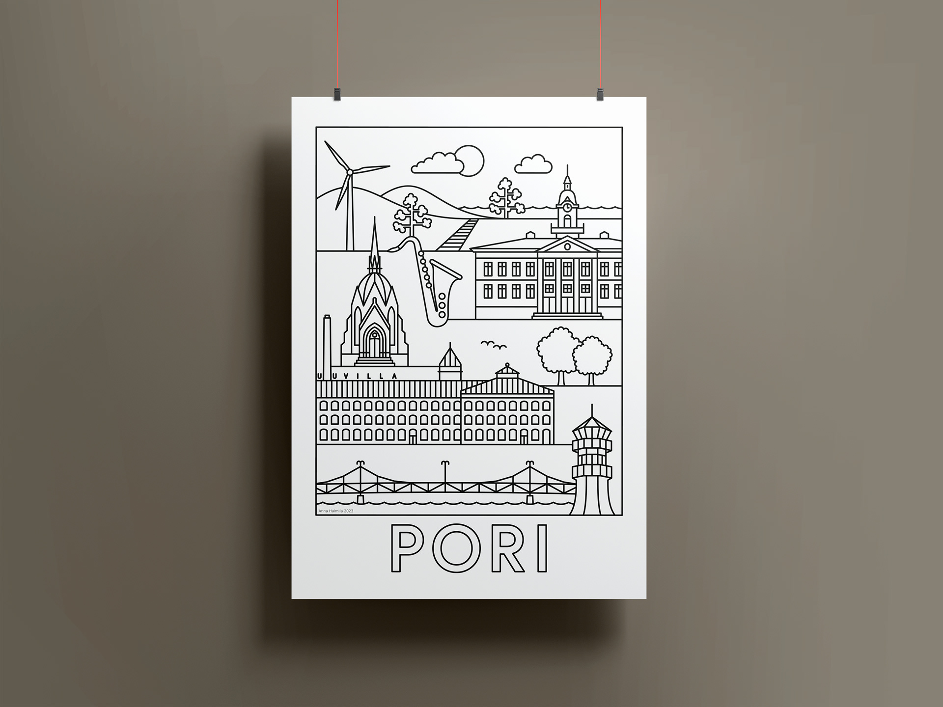 Pori nähtävyydet, Anna Haimila Graphics