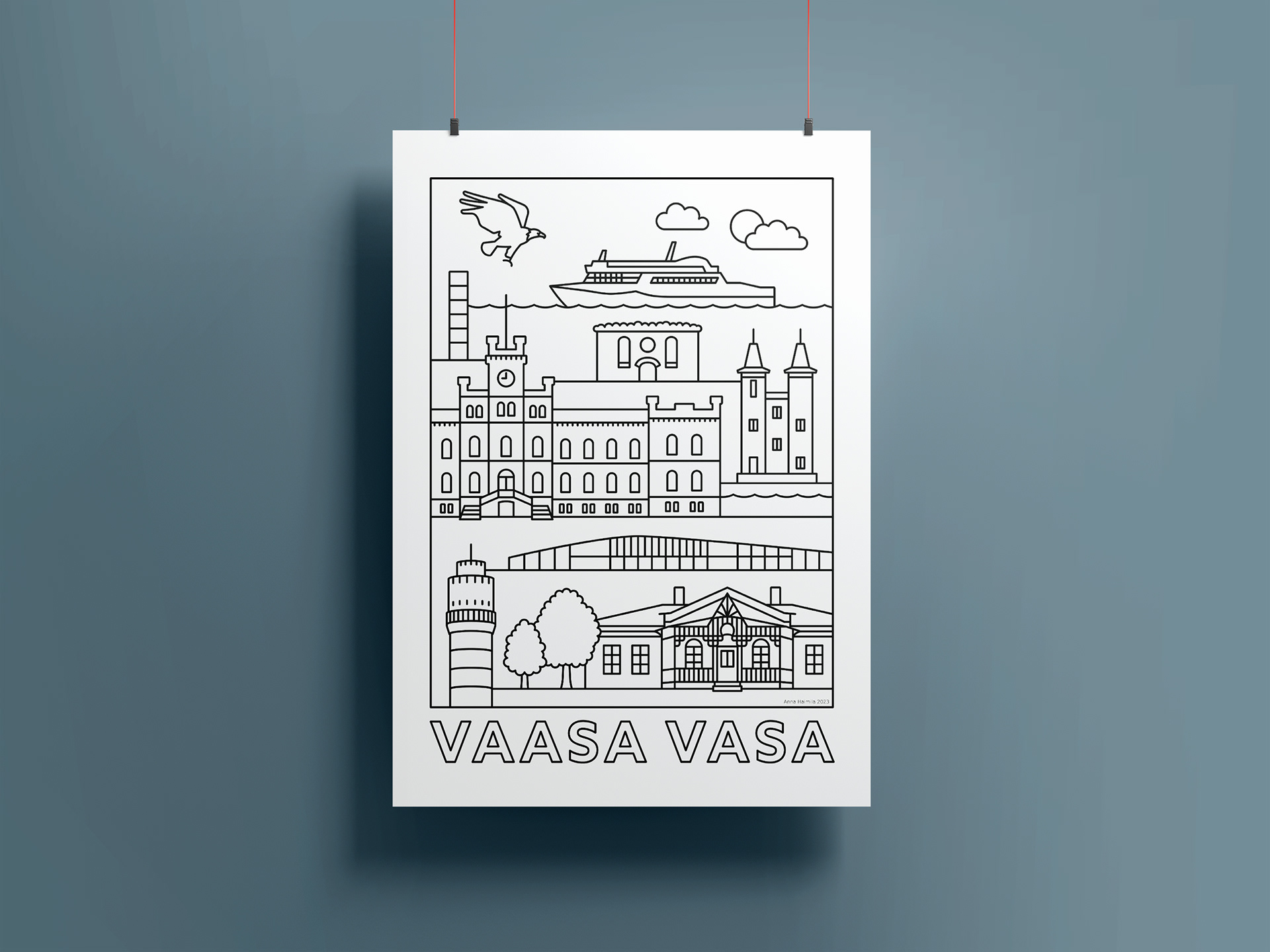 Vaasa nähtävyydet, Anna Haimila Graphics