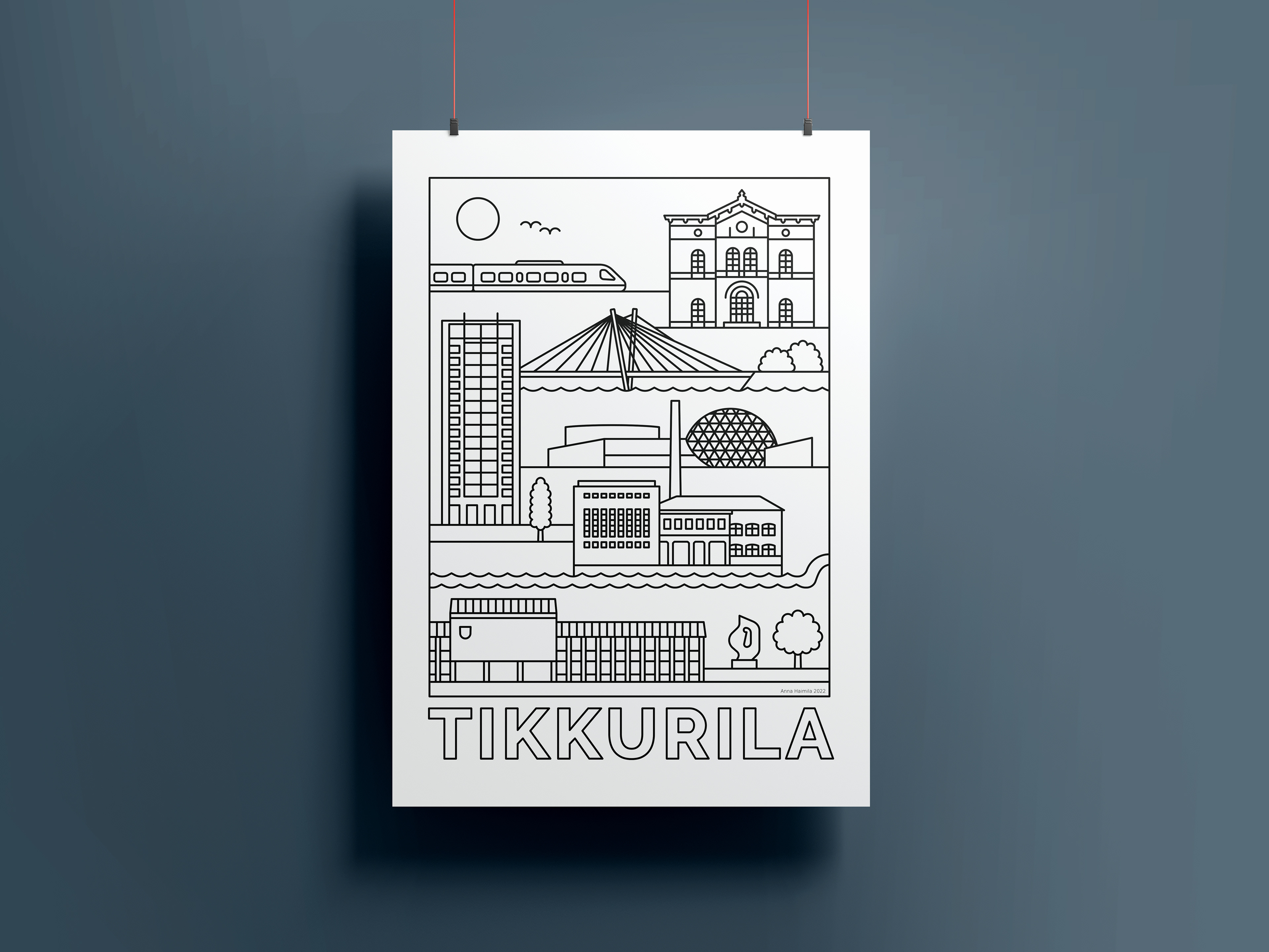 Tikkurila nähtävyydet, Anna Haimila Graphics