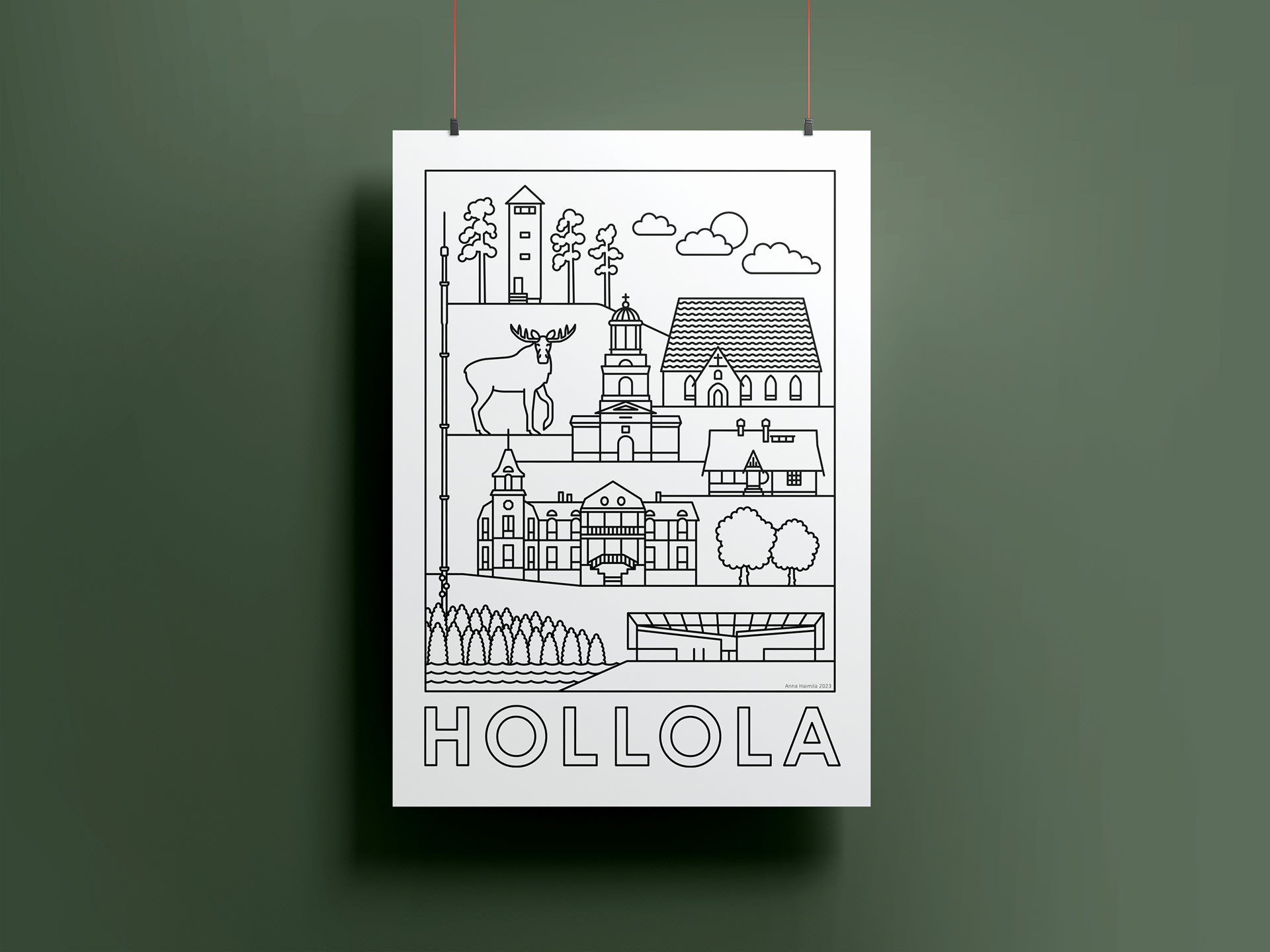 Hollola juliste, Anna Haimila Graphics