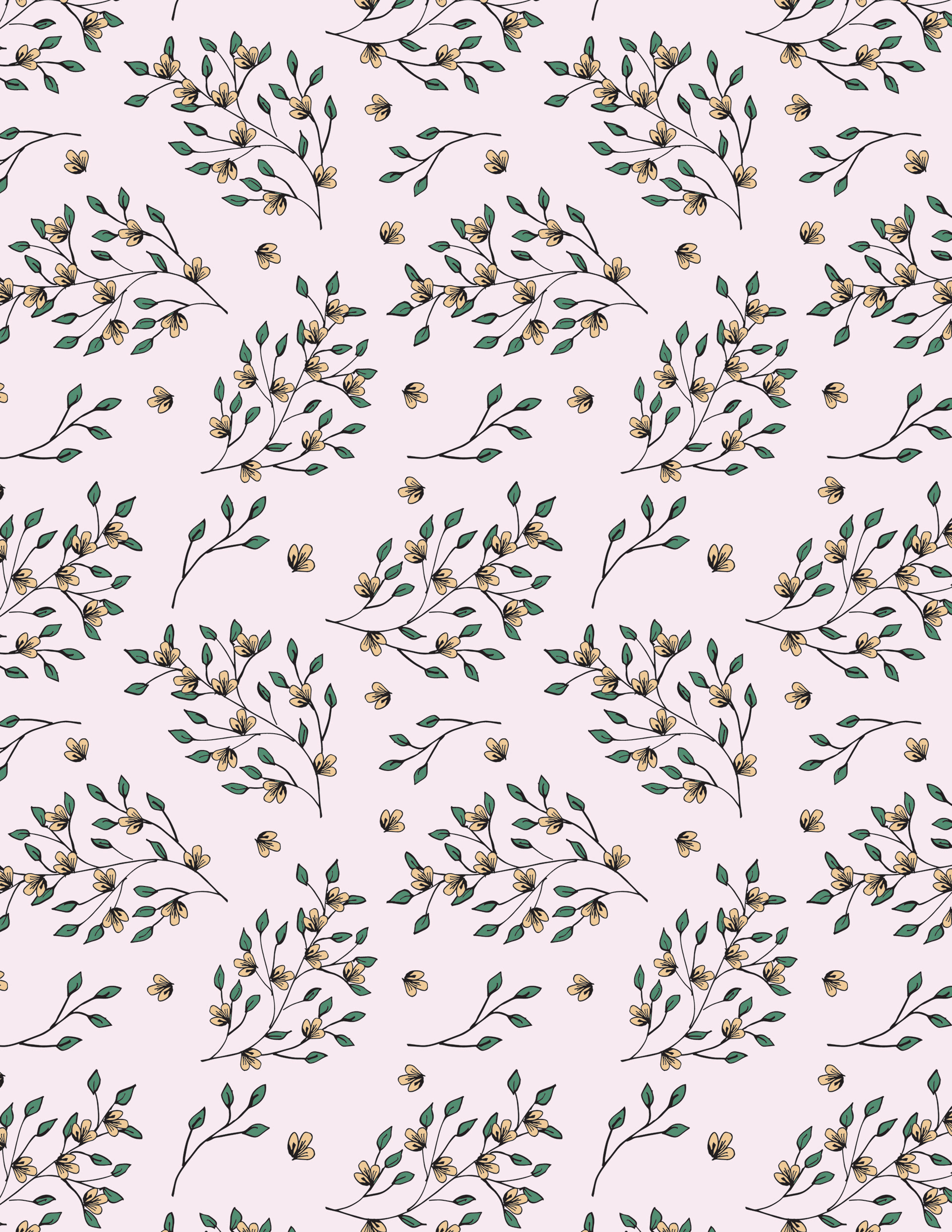 Tumbled Branches - Soft Spring
