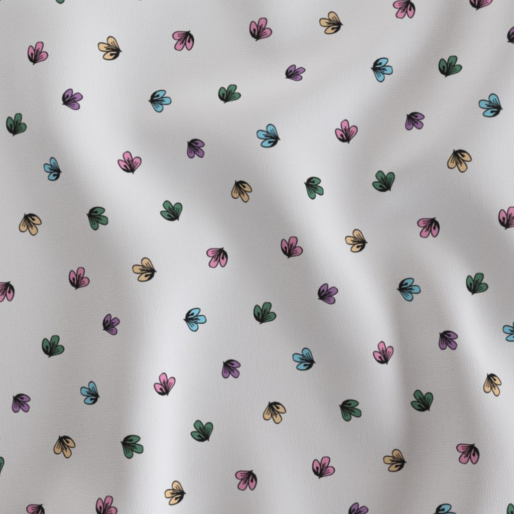 Spring Flower Dot Fabric