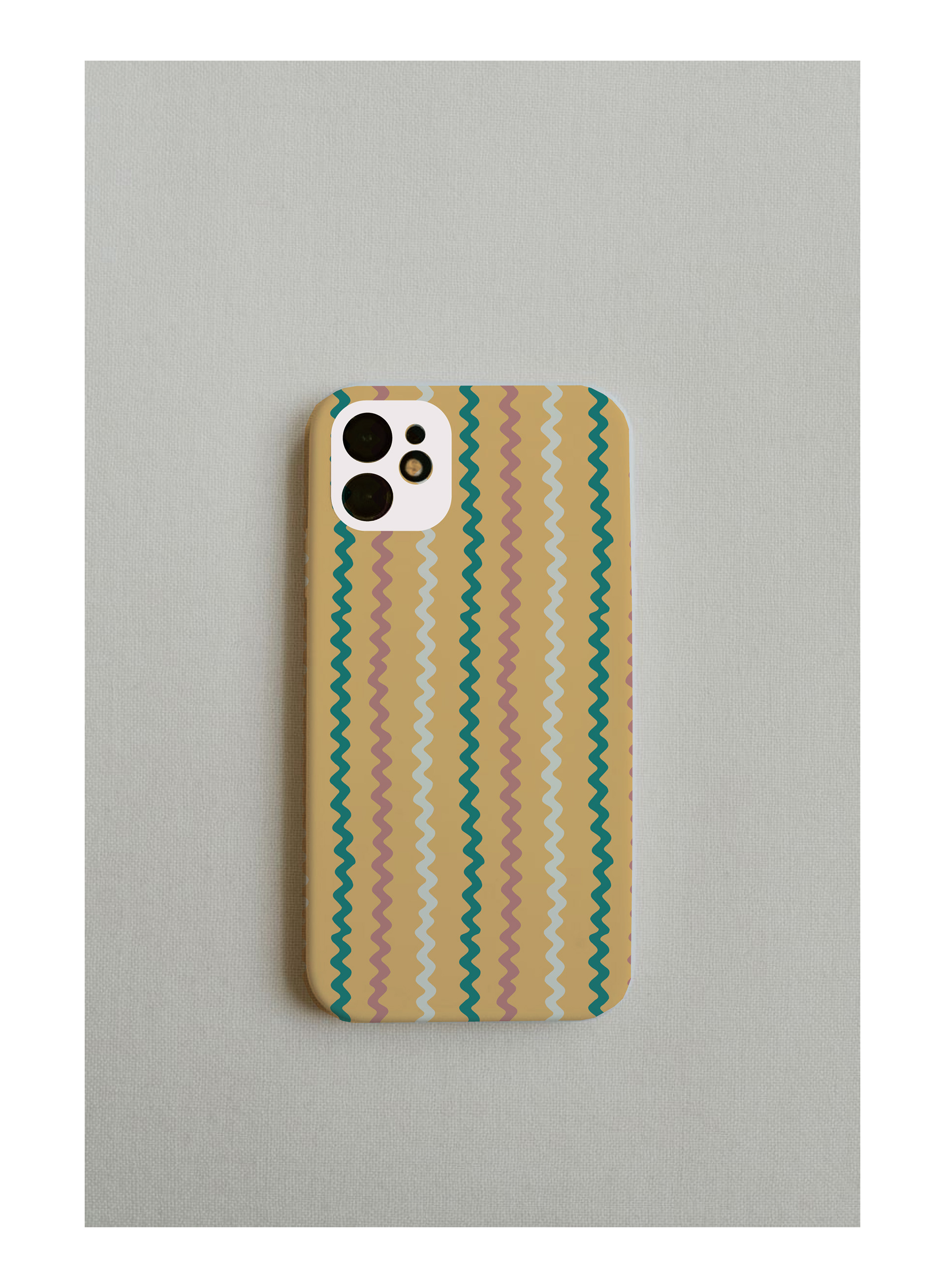 Phone case with print from Sundae's Sewing Room