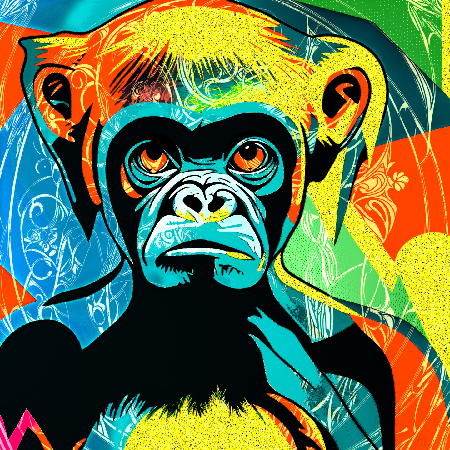 pop art - sad bonobo project