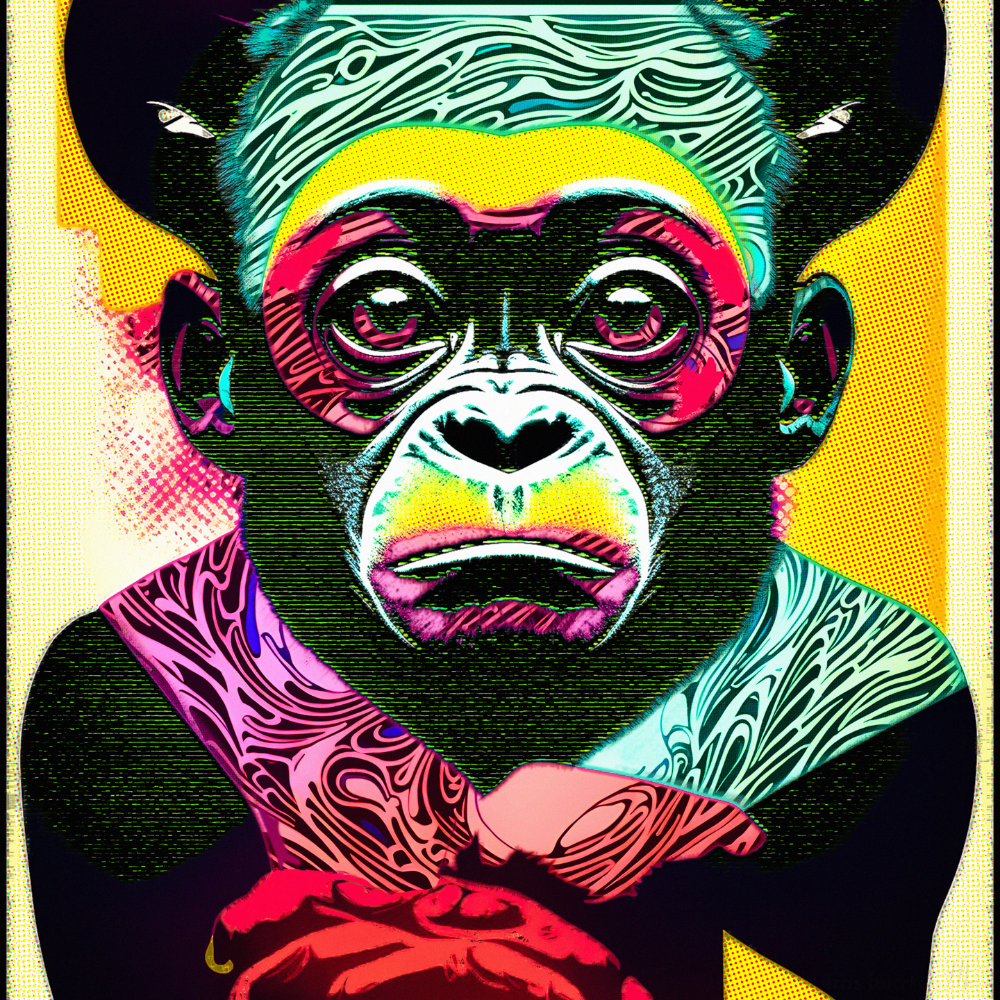 pop art - sad bonobo project