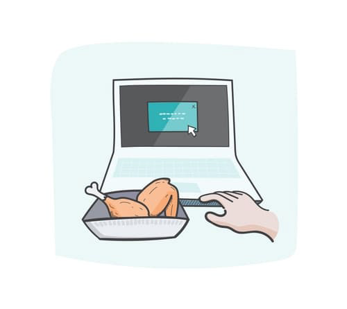 After the service started, a button will show up at any video the user watches on this platform, reminding the user to track his or her emotional eating behavior. If the user didn't eat emotionally, he or she can skip or ignore the message.