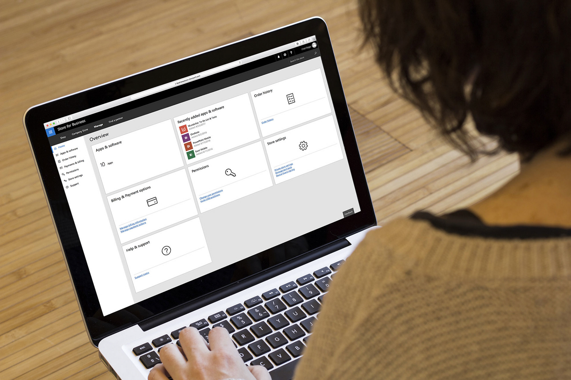 Windows Store for Business UI