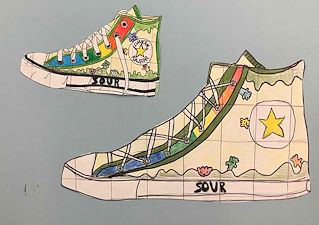 THERESE F. - "SOUR" CONVERSE SHOES