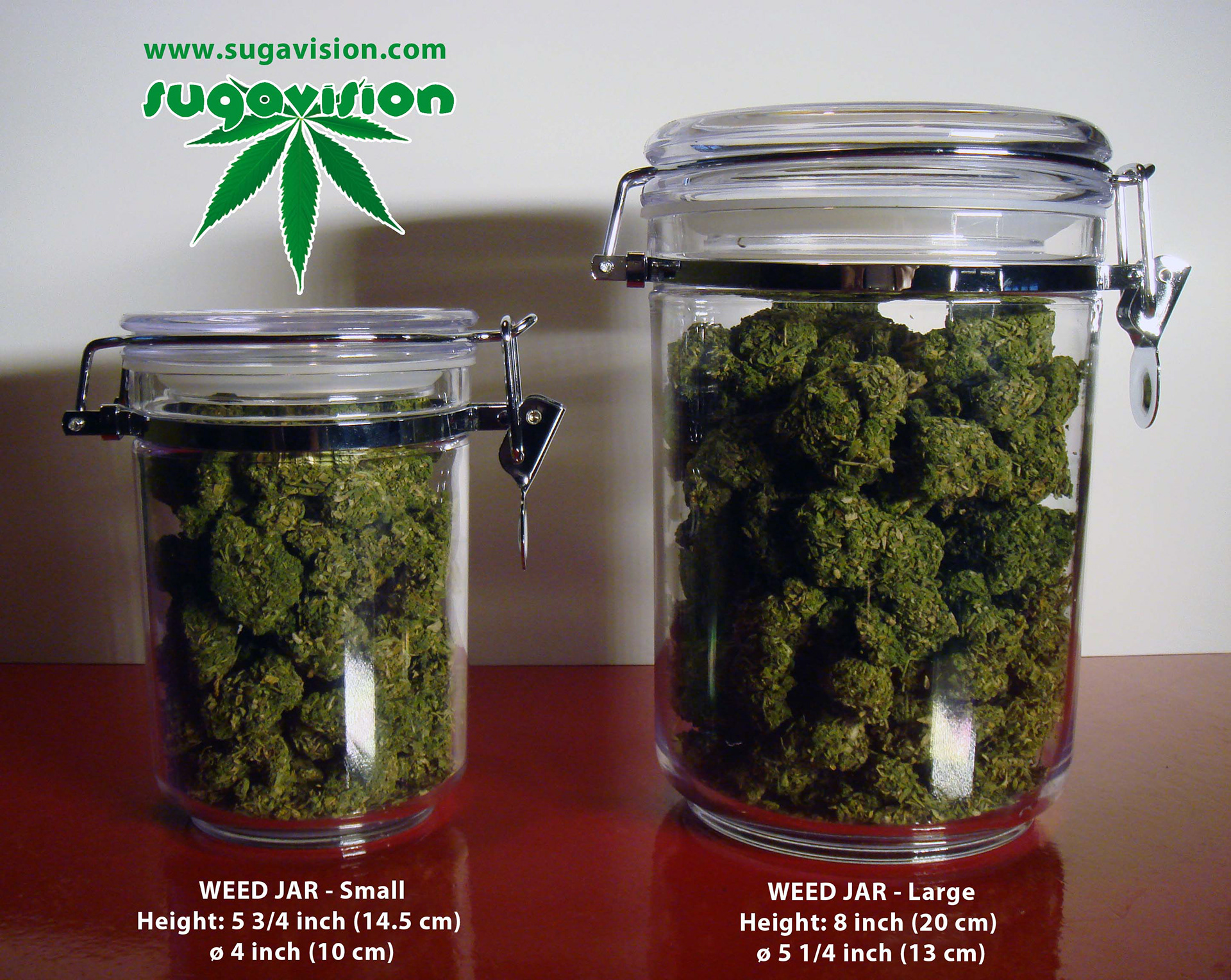 buds in jars