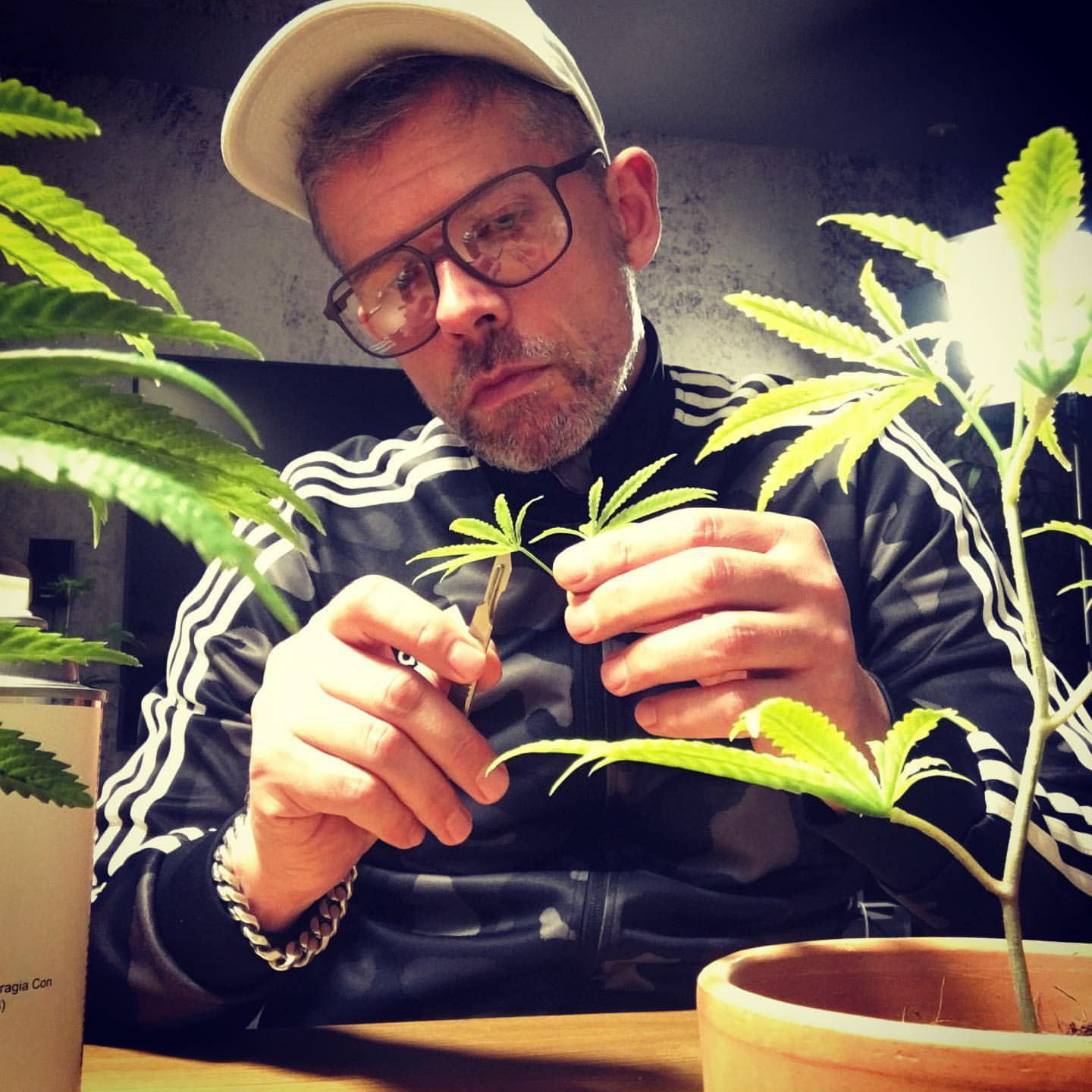 The Master Greensmith at work