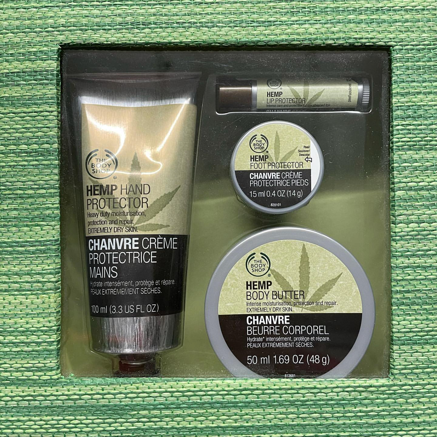 THE BODY SHOP INTERNATIONAL - Hemp Product Labels