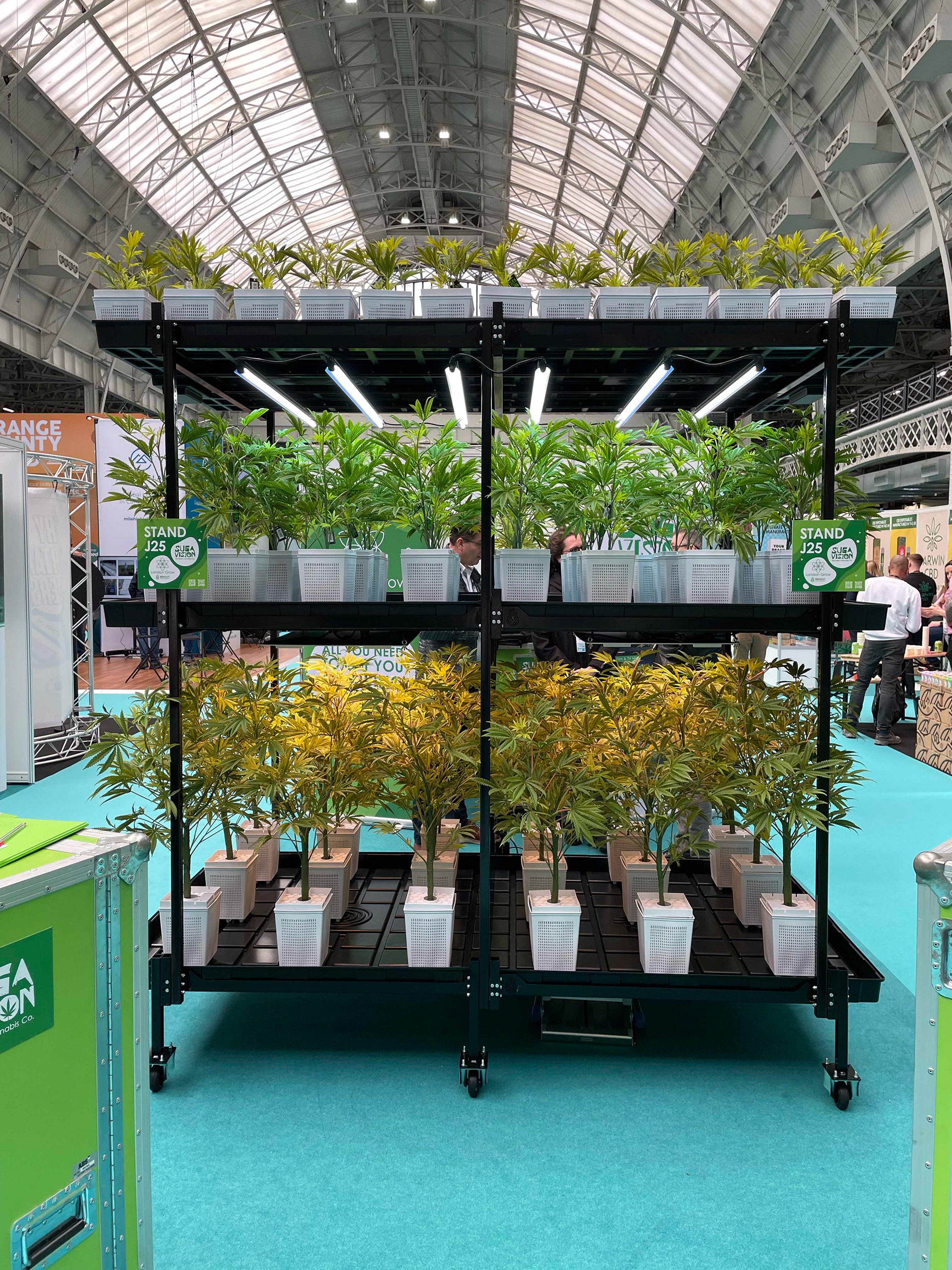 The CBD Show London Olympia Sugavision Stand