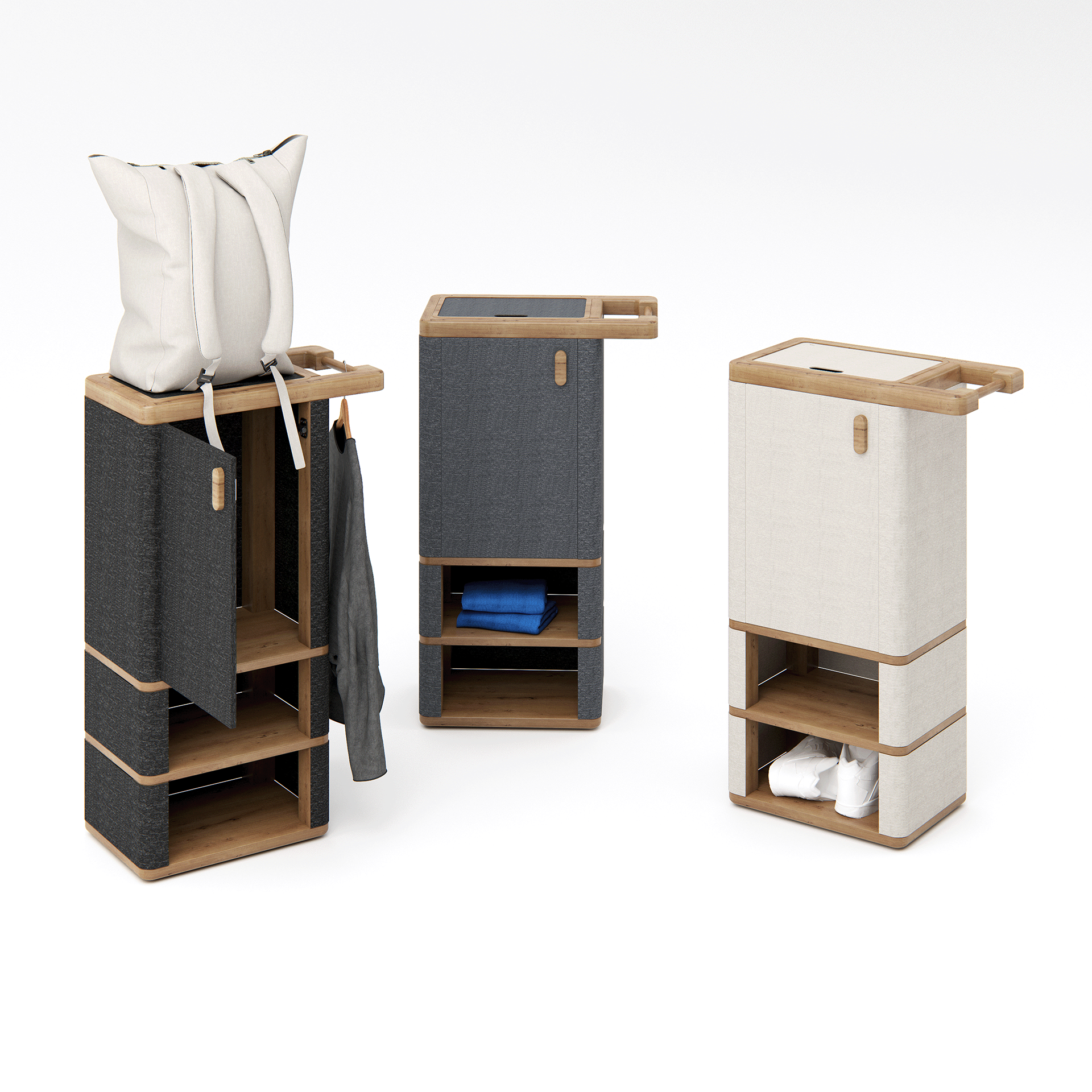 Product Design, 3D Modeling & Rendering - Laundry Hamper