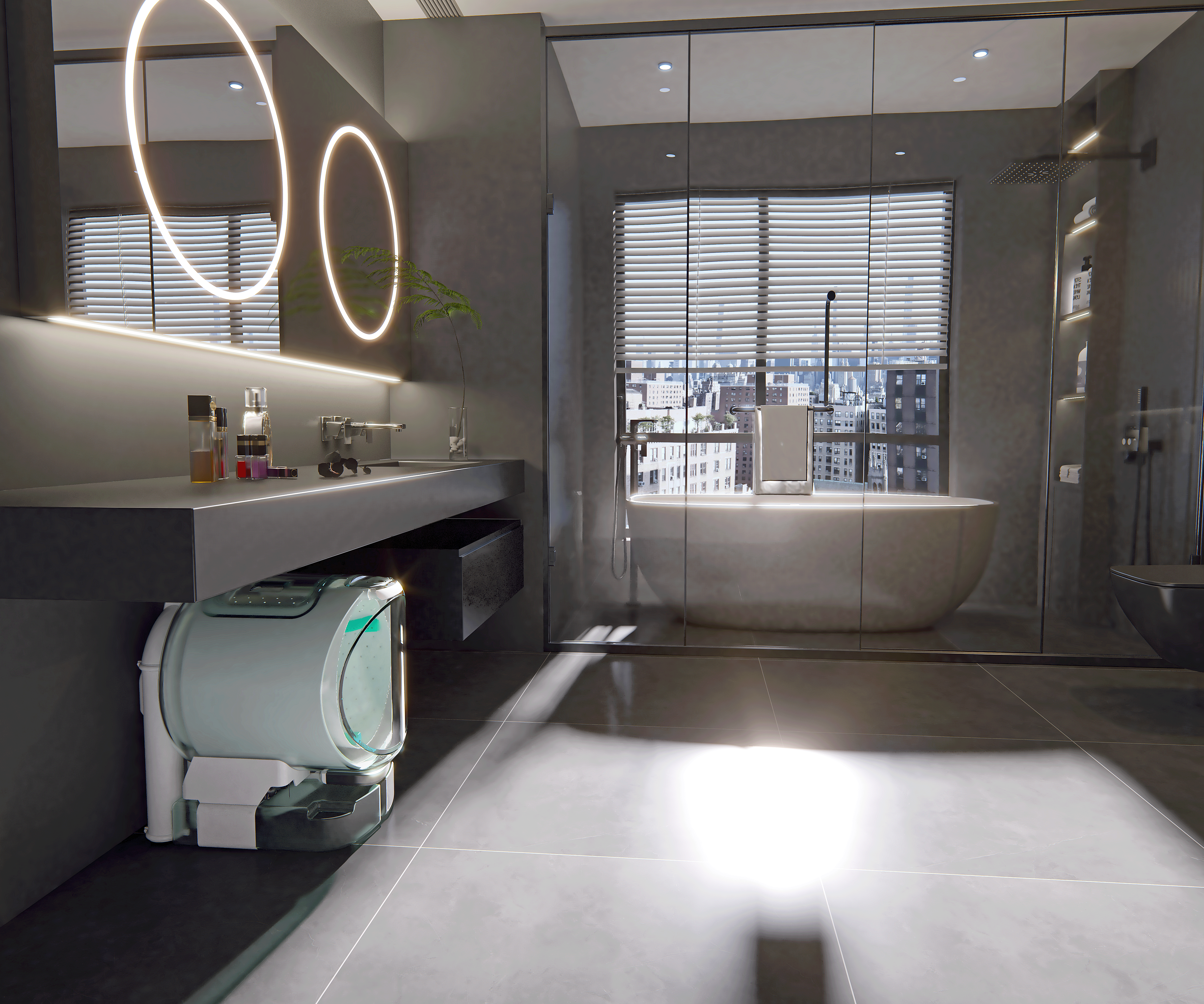 Product Context Rendering - Washer Machine
