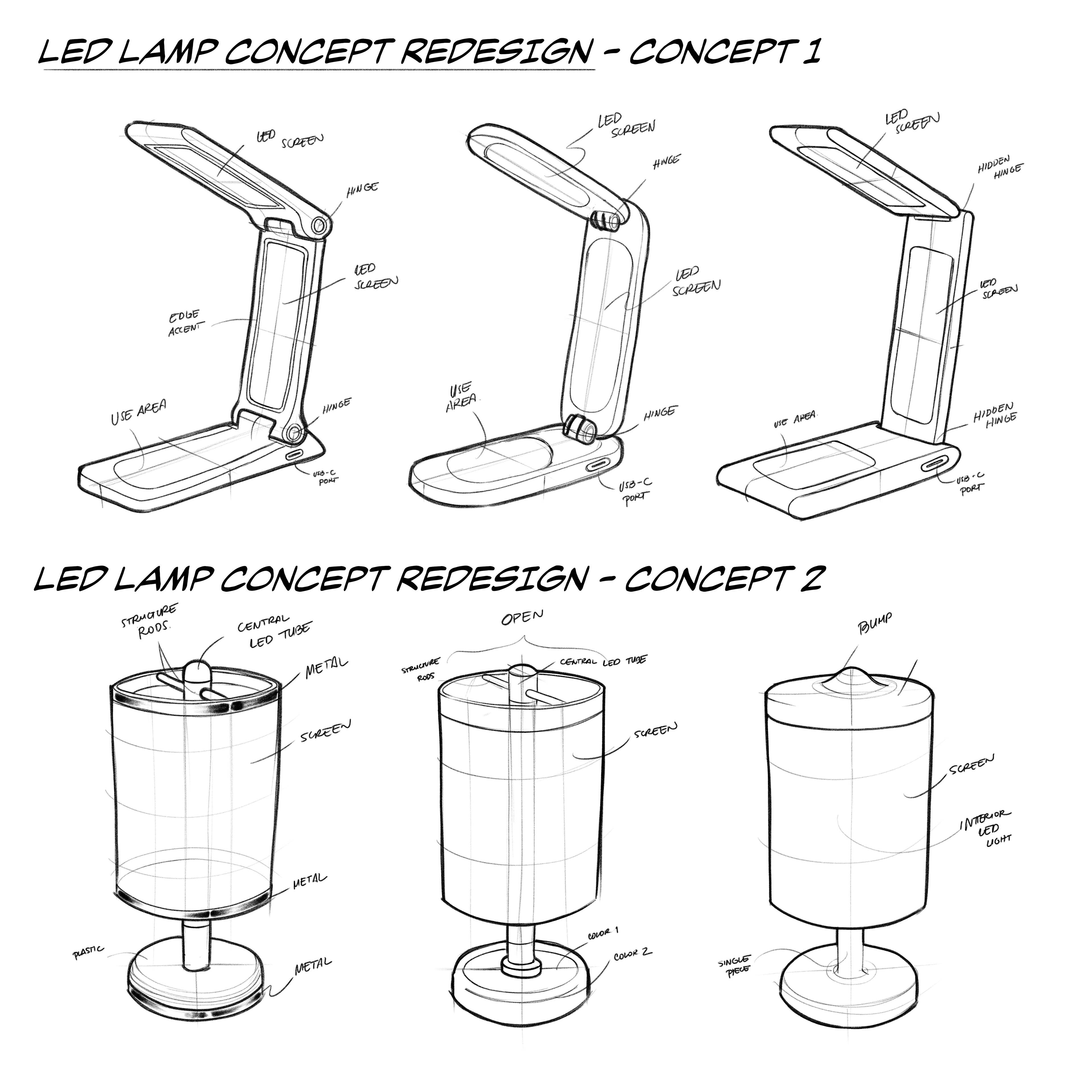 Product Sketching - Lamp
