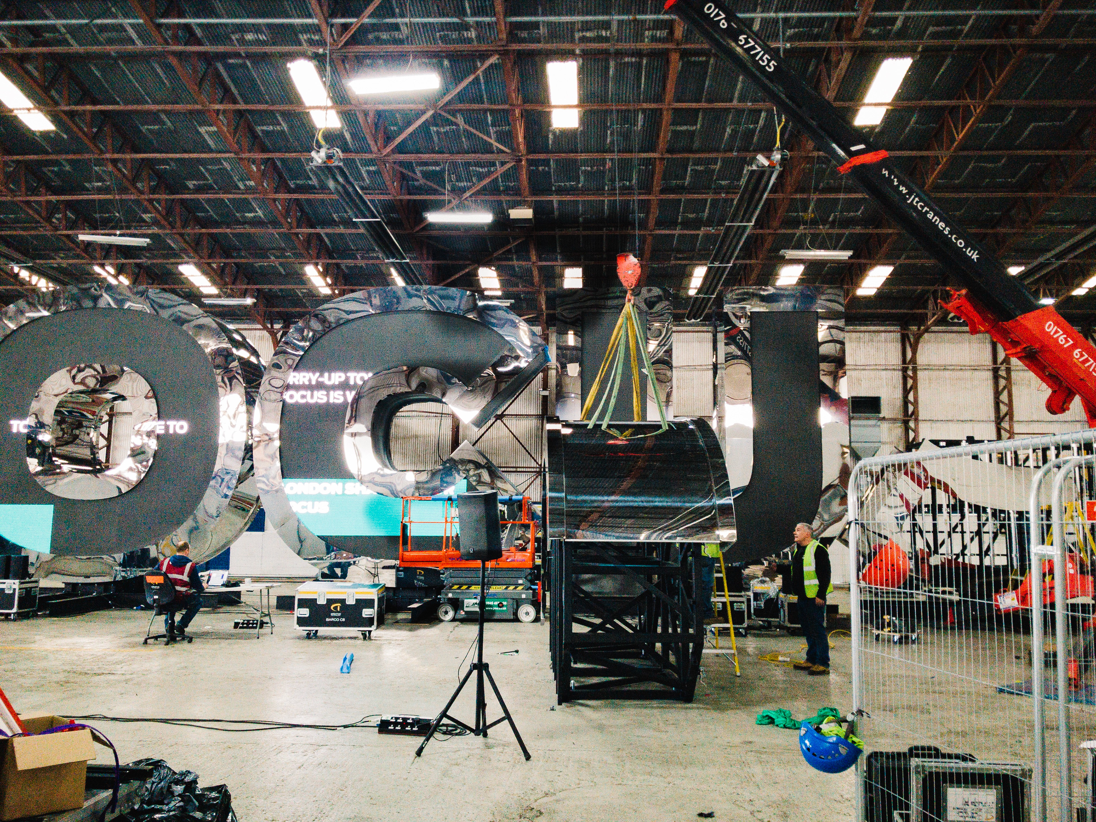 Behind the scenes - construction and testing , Yes they are huge!