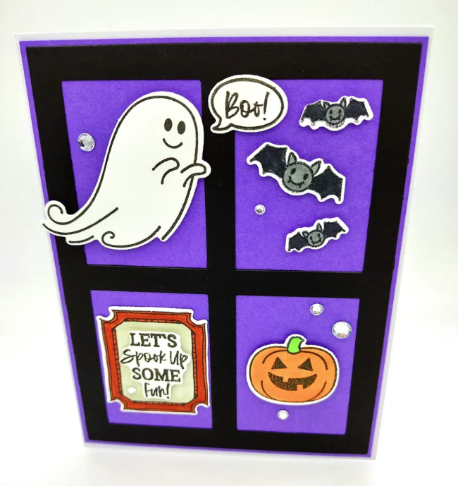 Finished project created by a consumer using the stamp and die kit that I designed as a freelancer in collaboration with the internal team at Diamond Press.