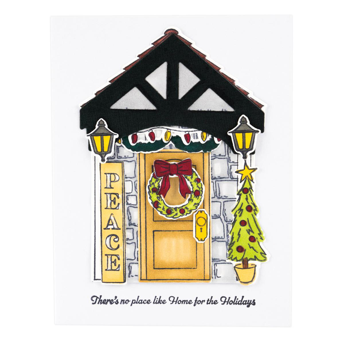 Customer Project created using the stamp and die kit I designed.