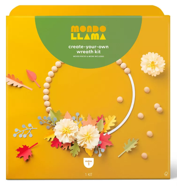 Wreath Making Kit that I collaborated on the design for Target's Mondo Llama Craft kit line.  I created concept renderings, selected components, and created the technical specifications for the manufacturing of this product.