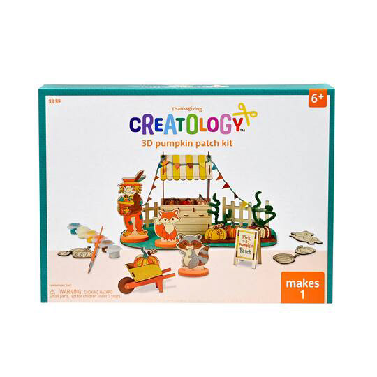 Packaging for the 3D Wood Building Kit for Michael's Creatology that I collaborated on.  I did the initial concept rendering, created the dielines and specifications for manufacuring and selected the components.  This is the finished product in the retail packaging.