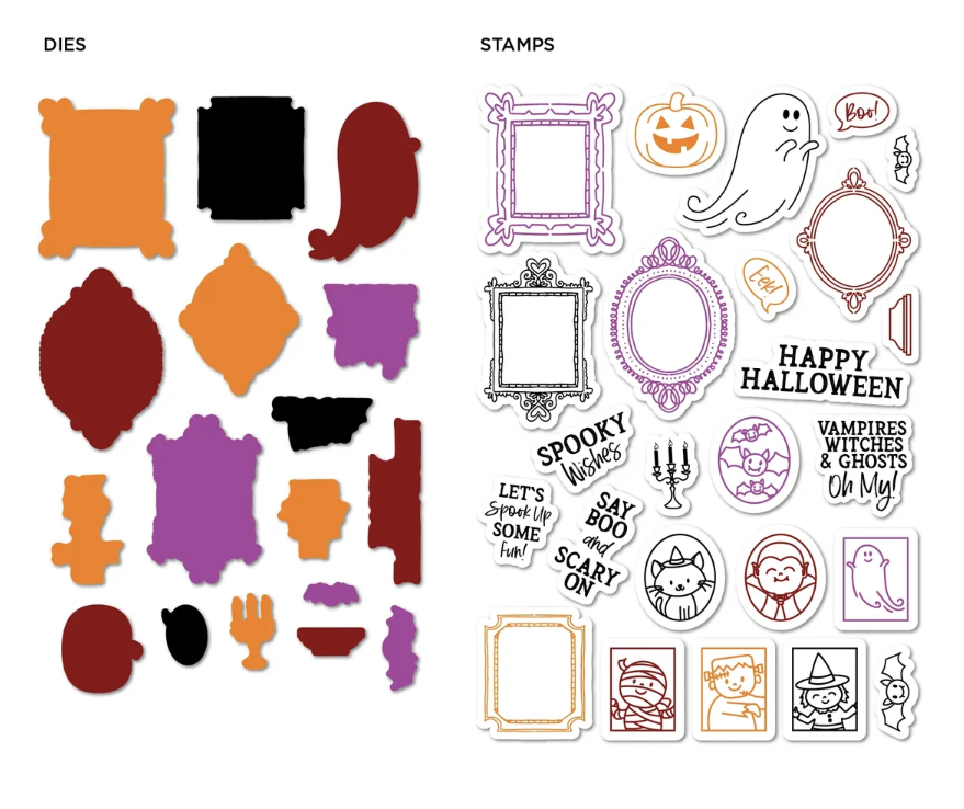 Dies and Stamps I illustrated, designed and typeset with collaboration from the internal team.  