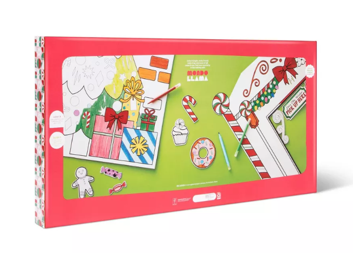 Packaging for a 3D Cardboard CYO Bakeshoppe I collaborated on as a freelancer for Target's Mondo Llama Craft and ACtivity Kit Line.