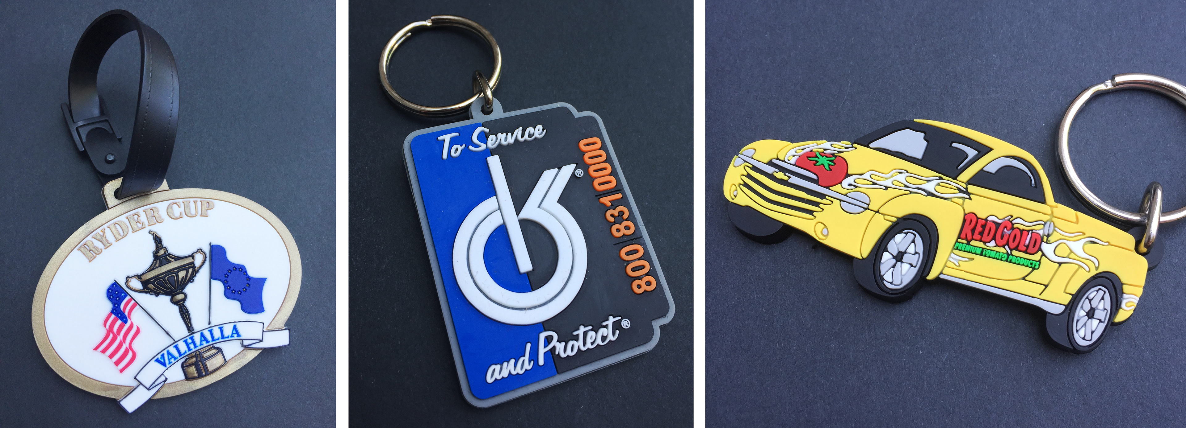 3D Soft Rubber designs that I worked on.  I created the design and set the product up for mass manufacturing by creating the technical specs and drawings needed.