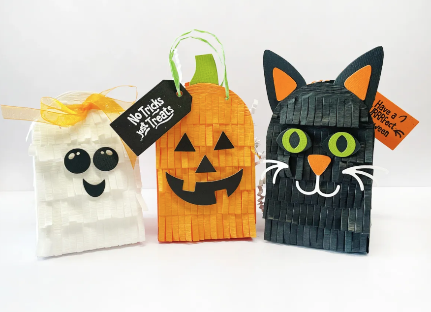 Finished Project that the consumer can make from the dies and stamps that I designed in collaboration for this Diamond Press product for HSN.  The boxes are made of 3D paper and assembled by the consumer.