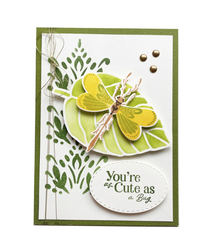 Finished project created by a consumer using the stamp and die kit I designed.